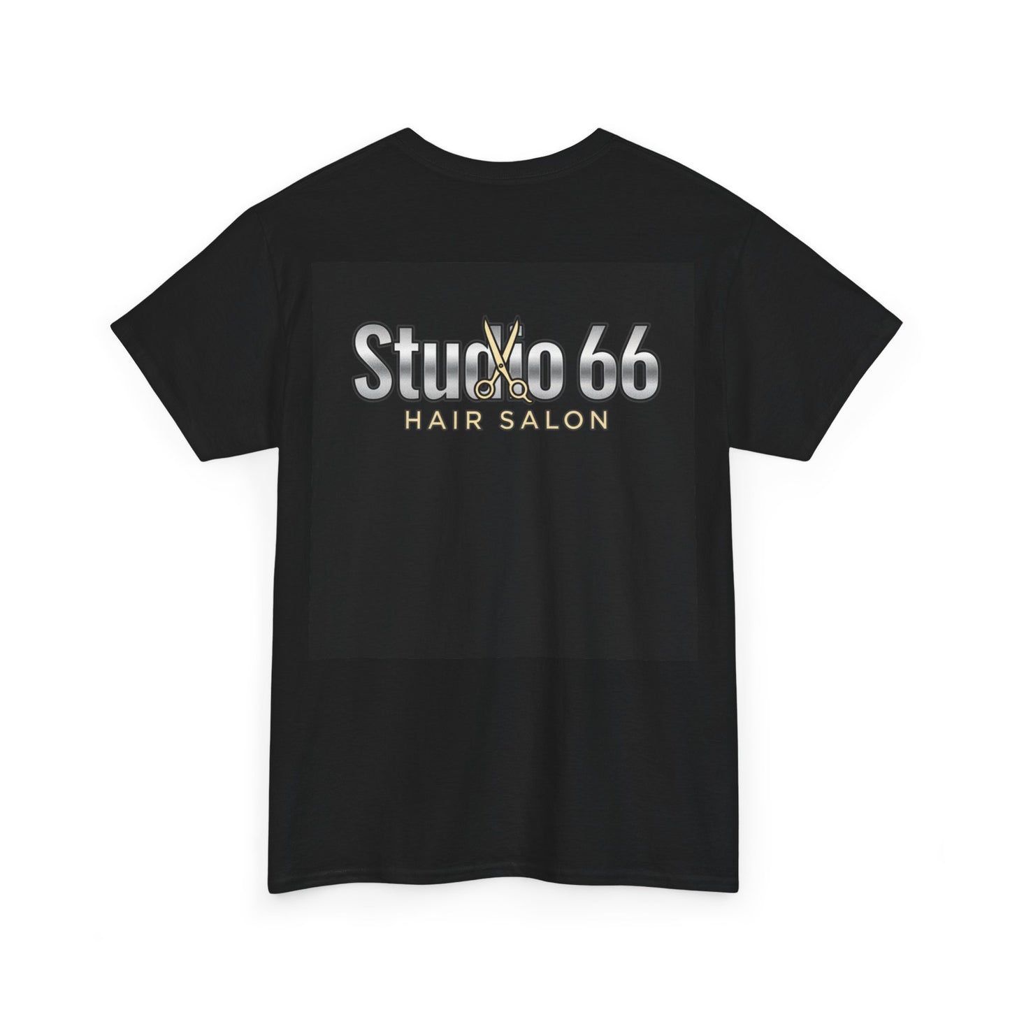 Studio 66 Hair Salon Tee – Logo Scissors Graphic T-Shirt