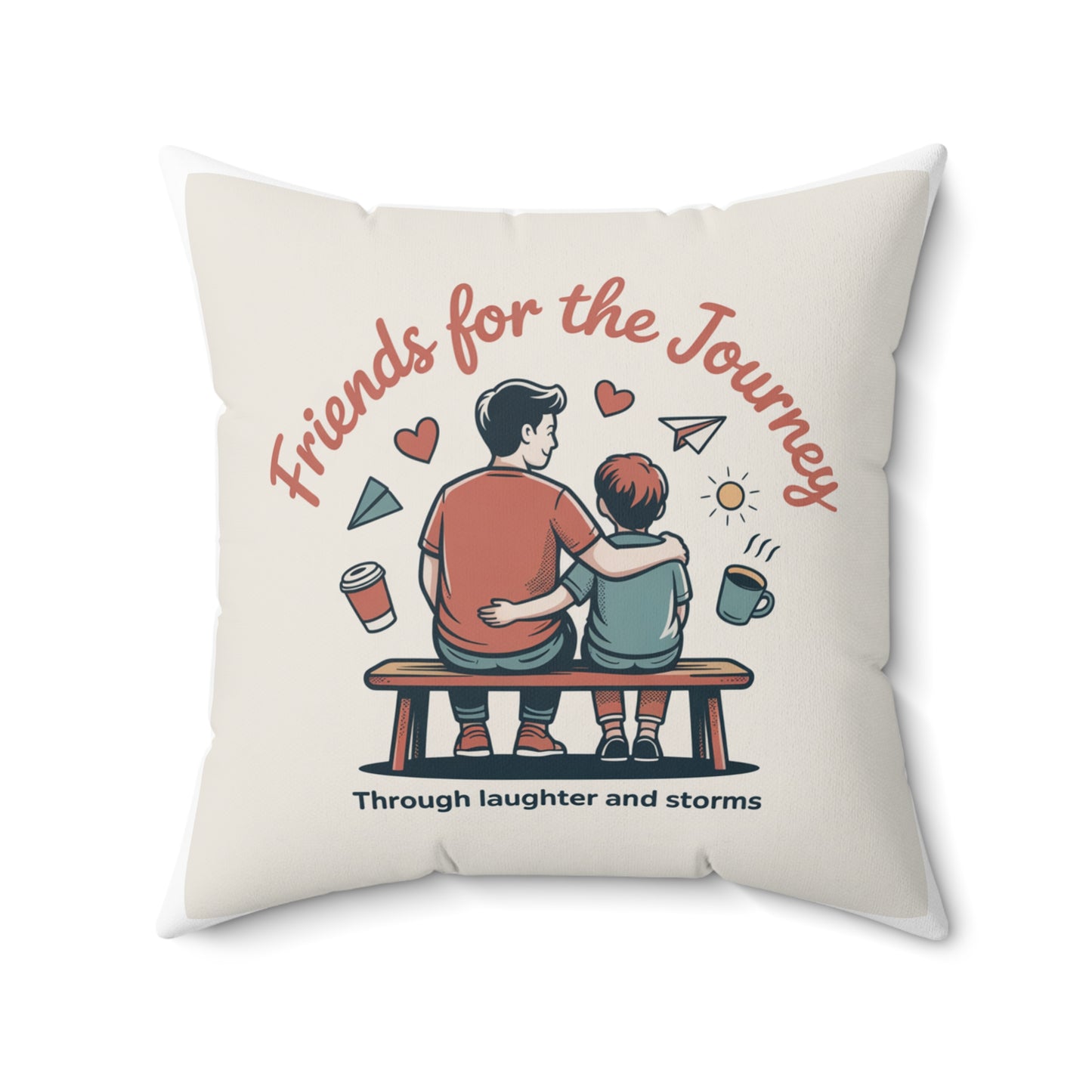 Friends for the Journey Decorative Pillow