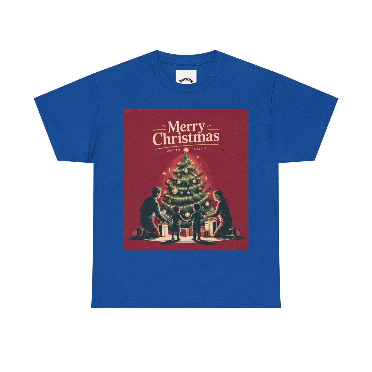 Merry Christmas Unisex Heavy Cotton Tee