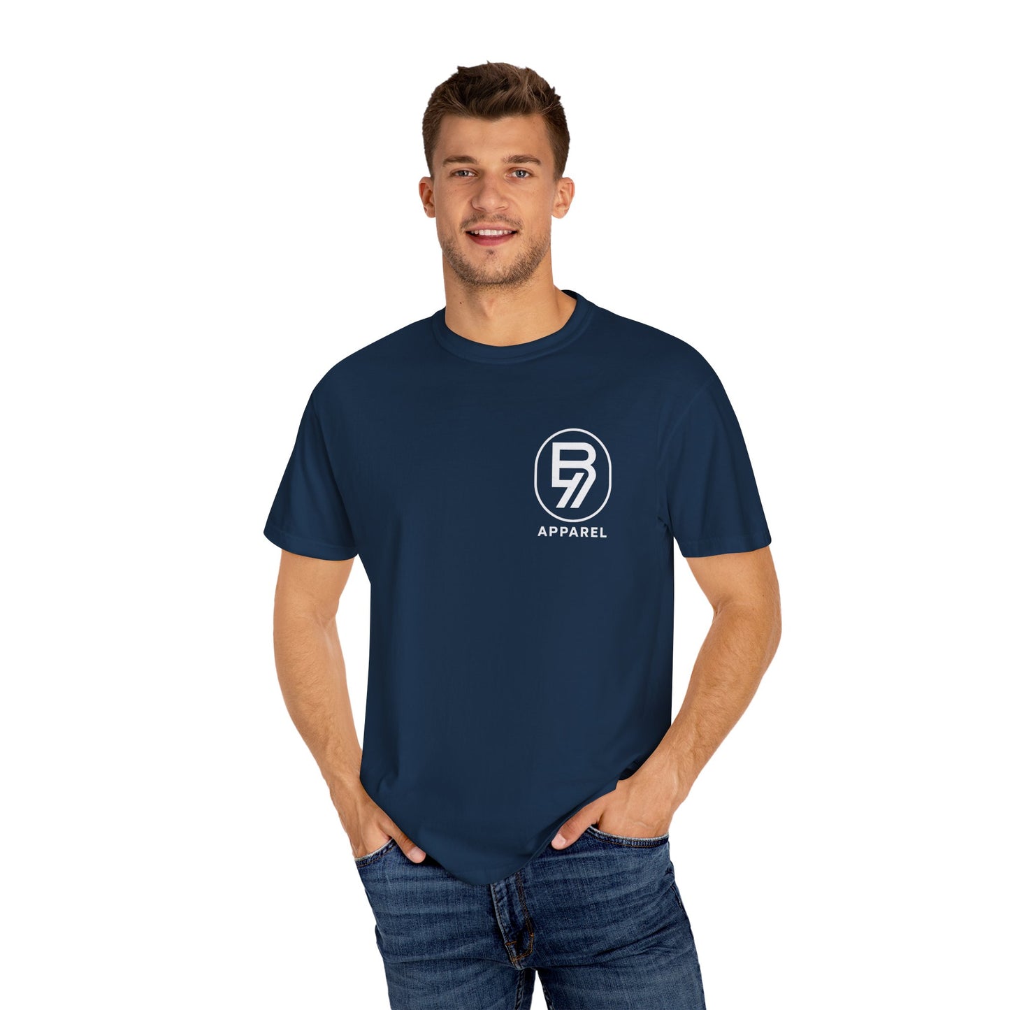 Bucanz7 Apparel Logo T-Shirt — Garment-Dyed Classic Tee