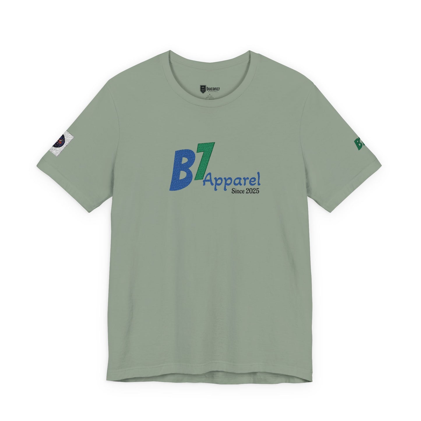 B7 Apparel Logo Tee — Classic White Short Sleeve Shirt