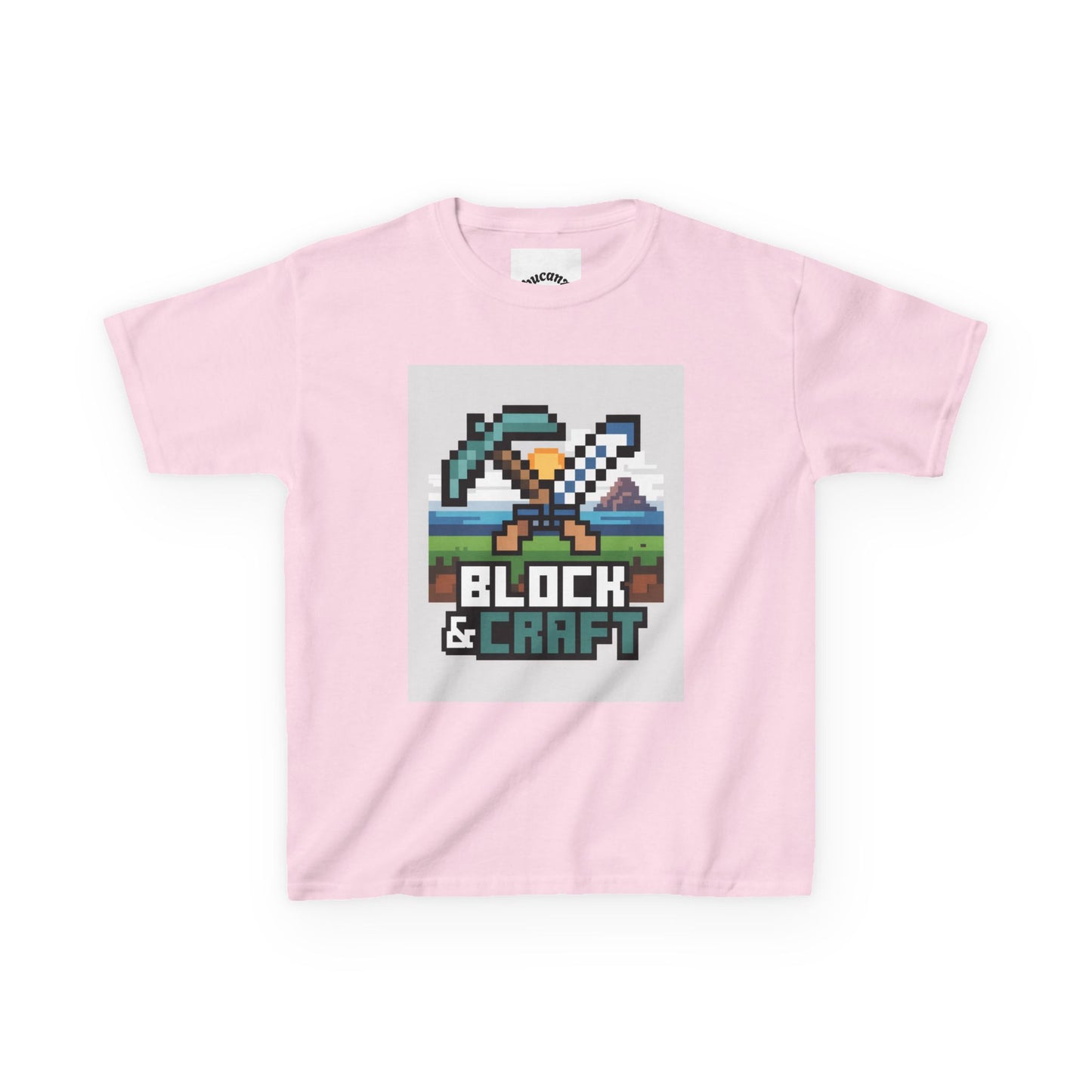 Kids Block & Craft Tee - Fun Gamer T-Shirt for Young Explorers