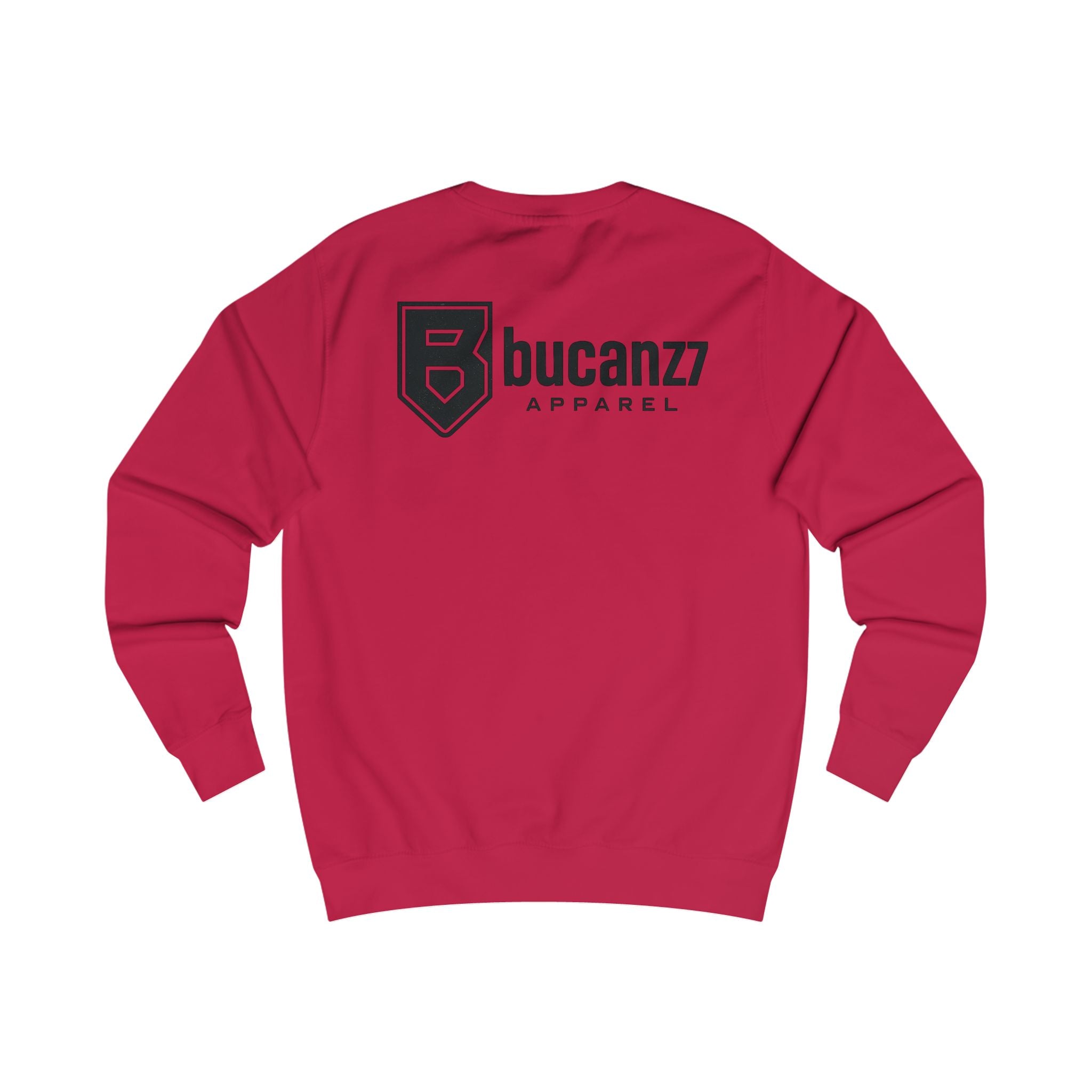 Bucanzi Logo Sweatshirt – Minimal Chest & Back Logo Crewneck – Homase