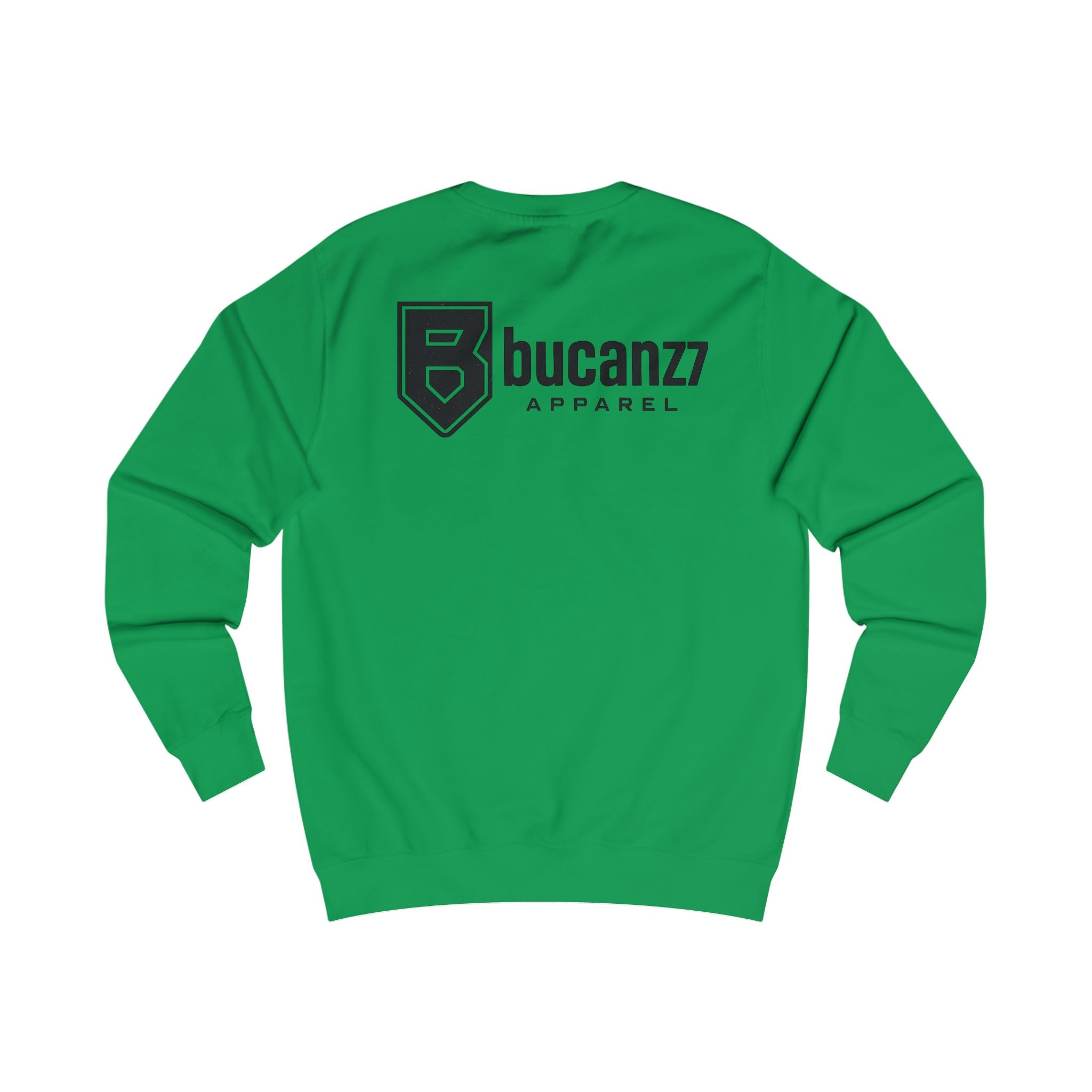 Bucanzi Logo Sweatshirt – Minimal Chest & Back Logo Crewneck – Homase