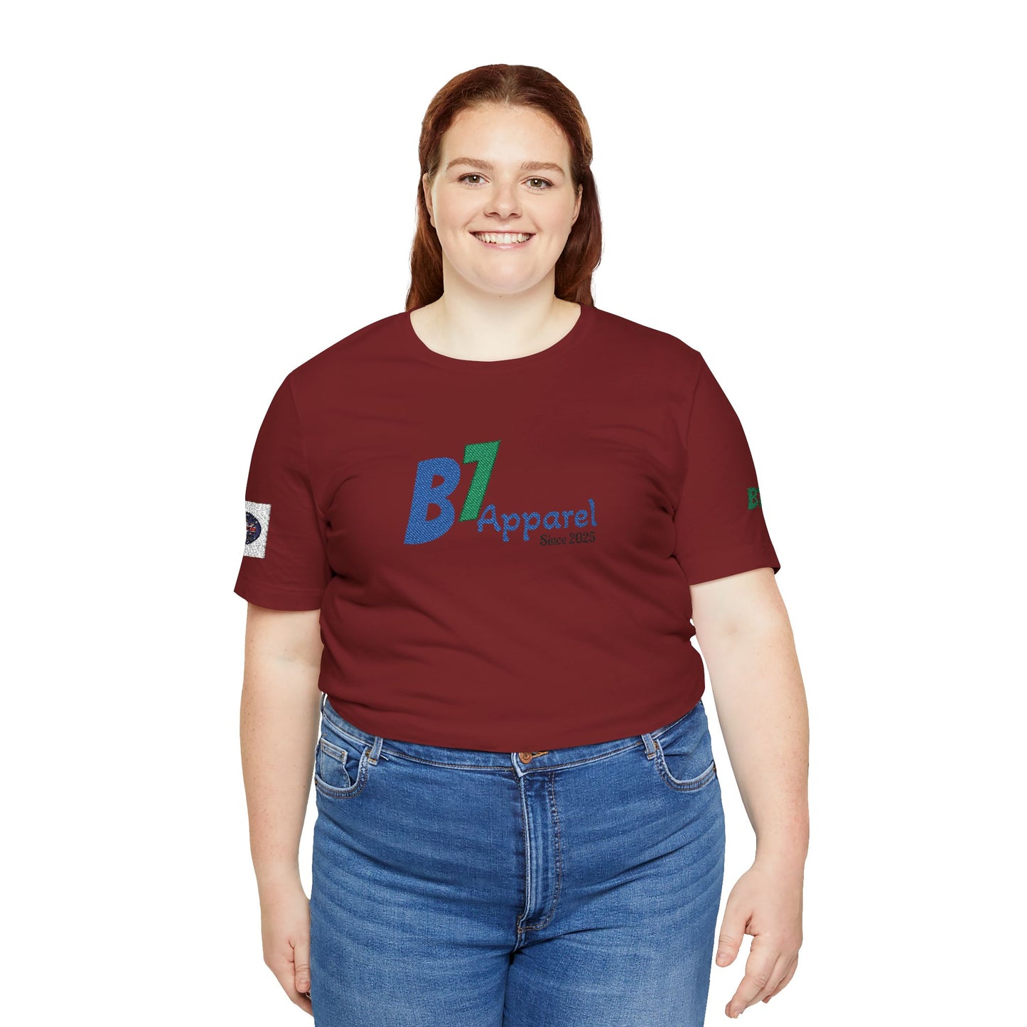 B7 Apparel Logo Tee — Classic White Short Sleeve Shirt