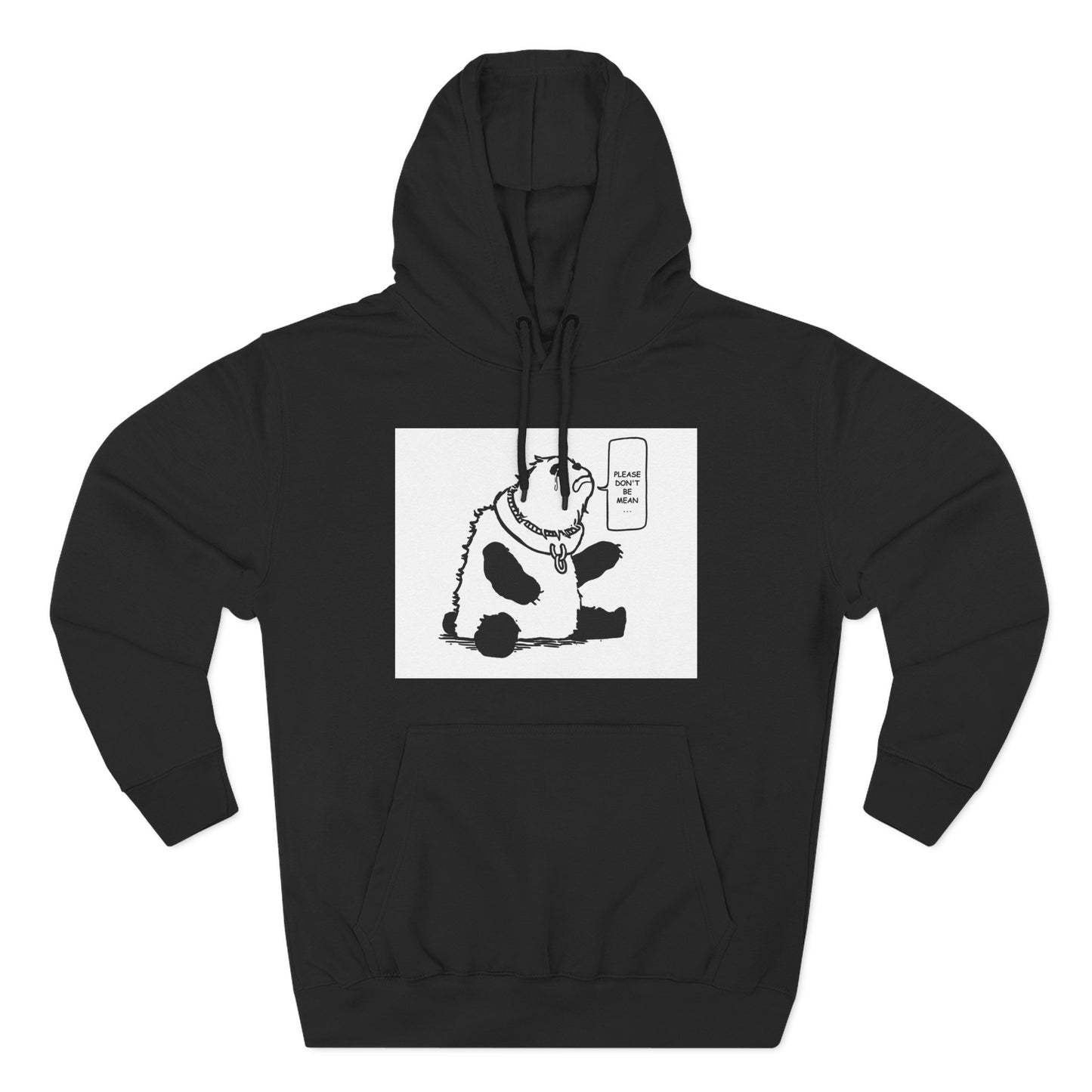 Cute Panda Fleece Hoodie - Keep Calm and Chill