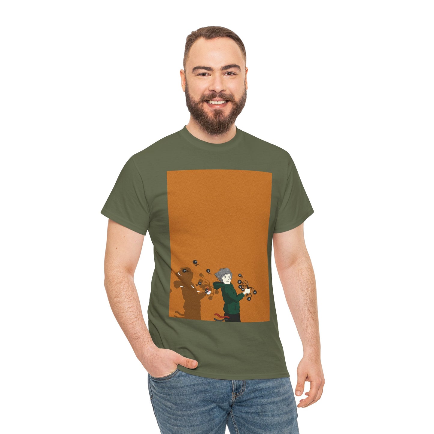 Halloween Trick-or-Treat Kids T-Shirt — Cute Ghost, Pumpkin & Child Costume Design