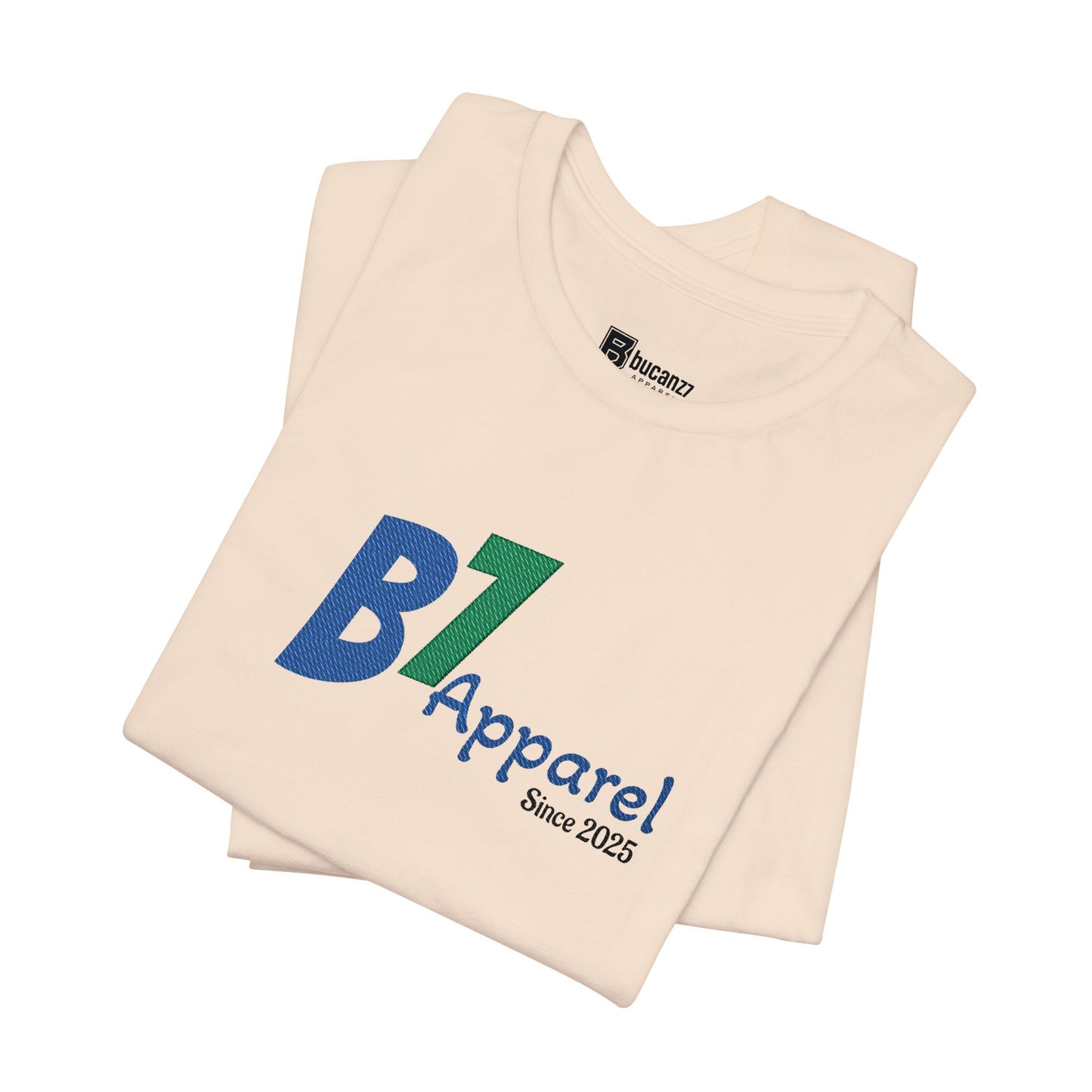 B7 Apparel Logo Tee — Classic White Short Sleeve Shirt