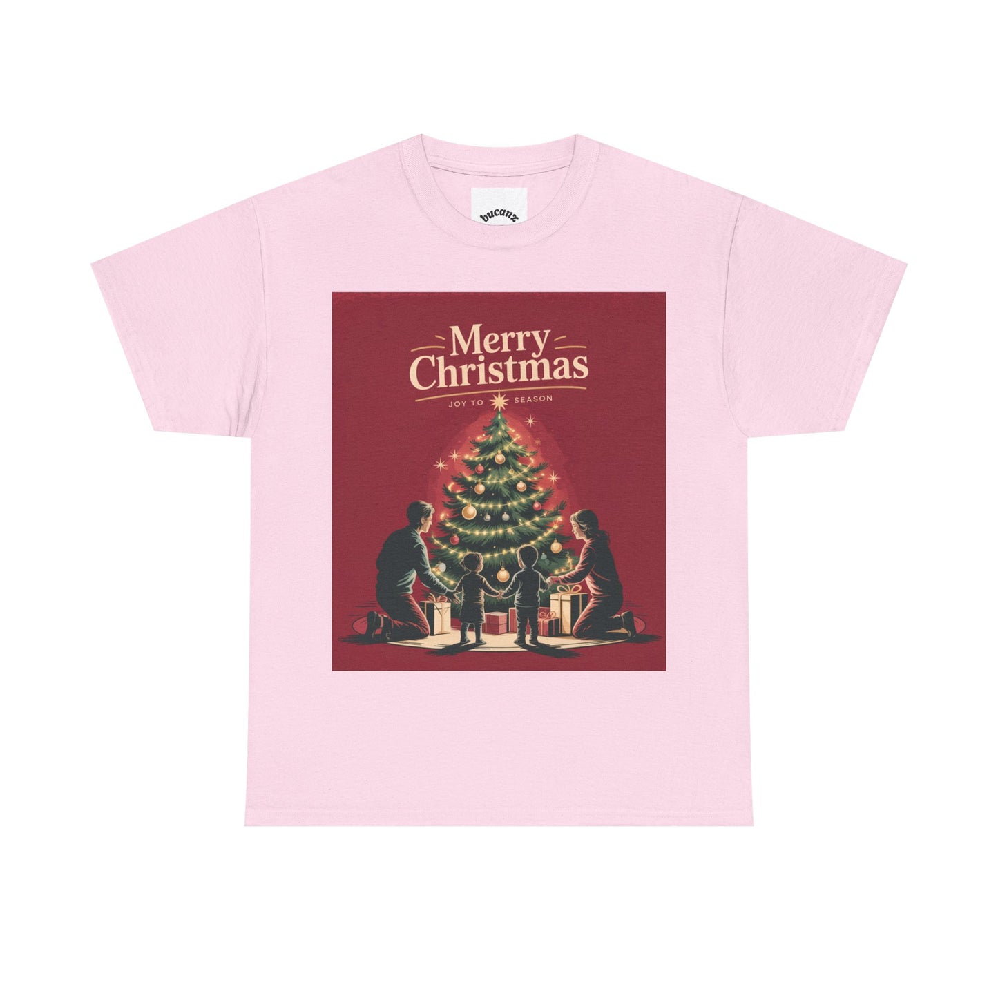 Merry Christmas Unisex Heavy Cotton Tee