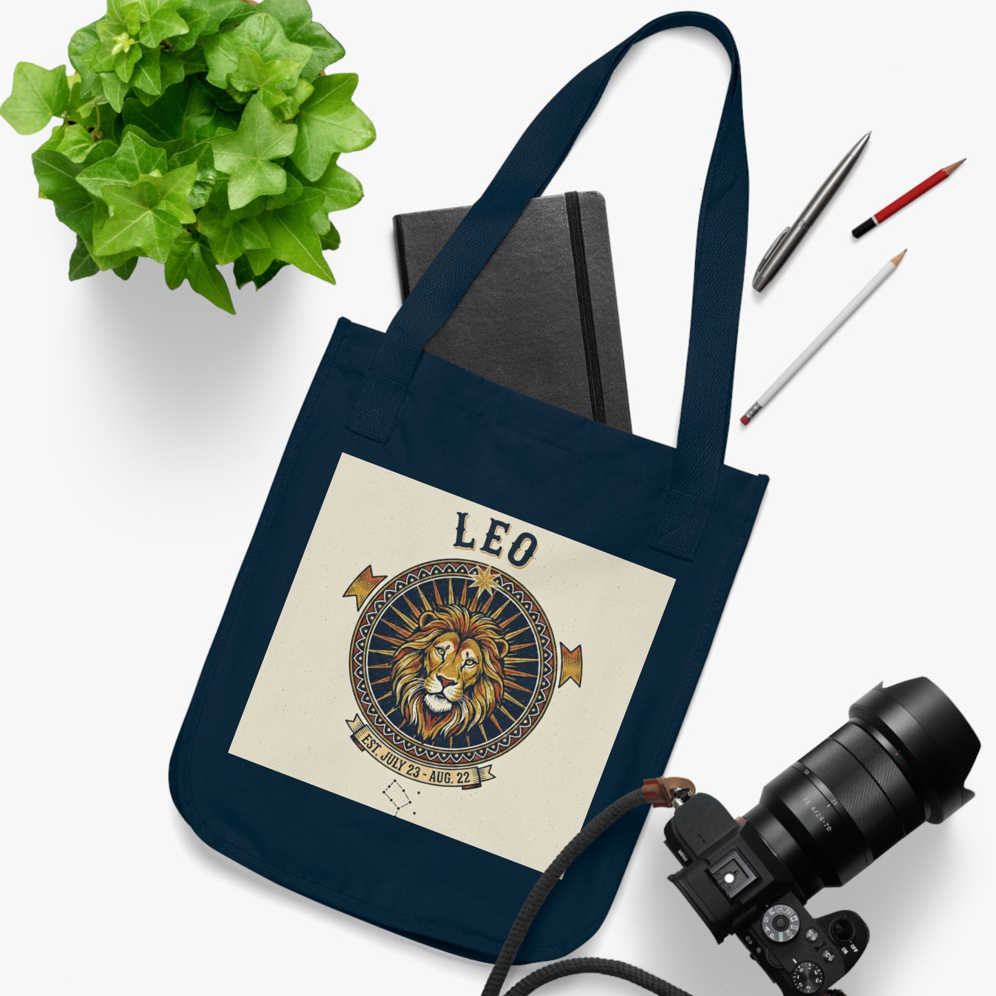 Explore Nature Organic Canvas Tote Bag - Eco-Friendly Carryall for Adventure Lovers