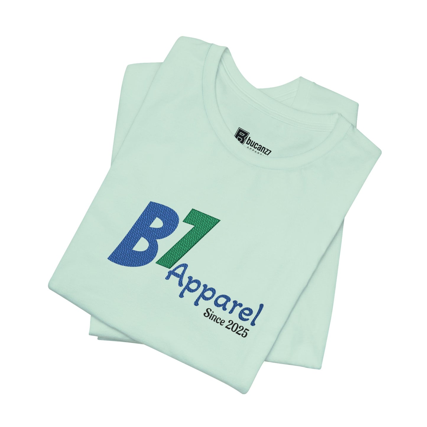 B7 Apparel Logo Tee — Classic White Short Sleeve Shirt