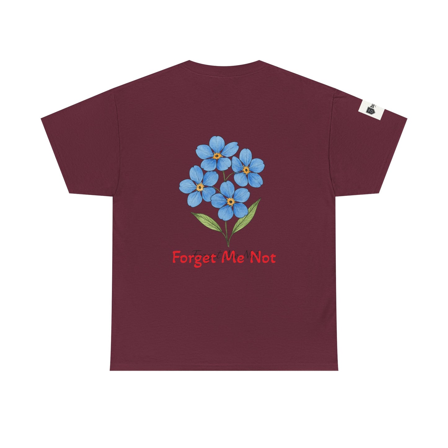 Forget Me Not Tee — "Love Remembers Even When The Mind Forgets" Caregiver Memory Shirt