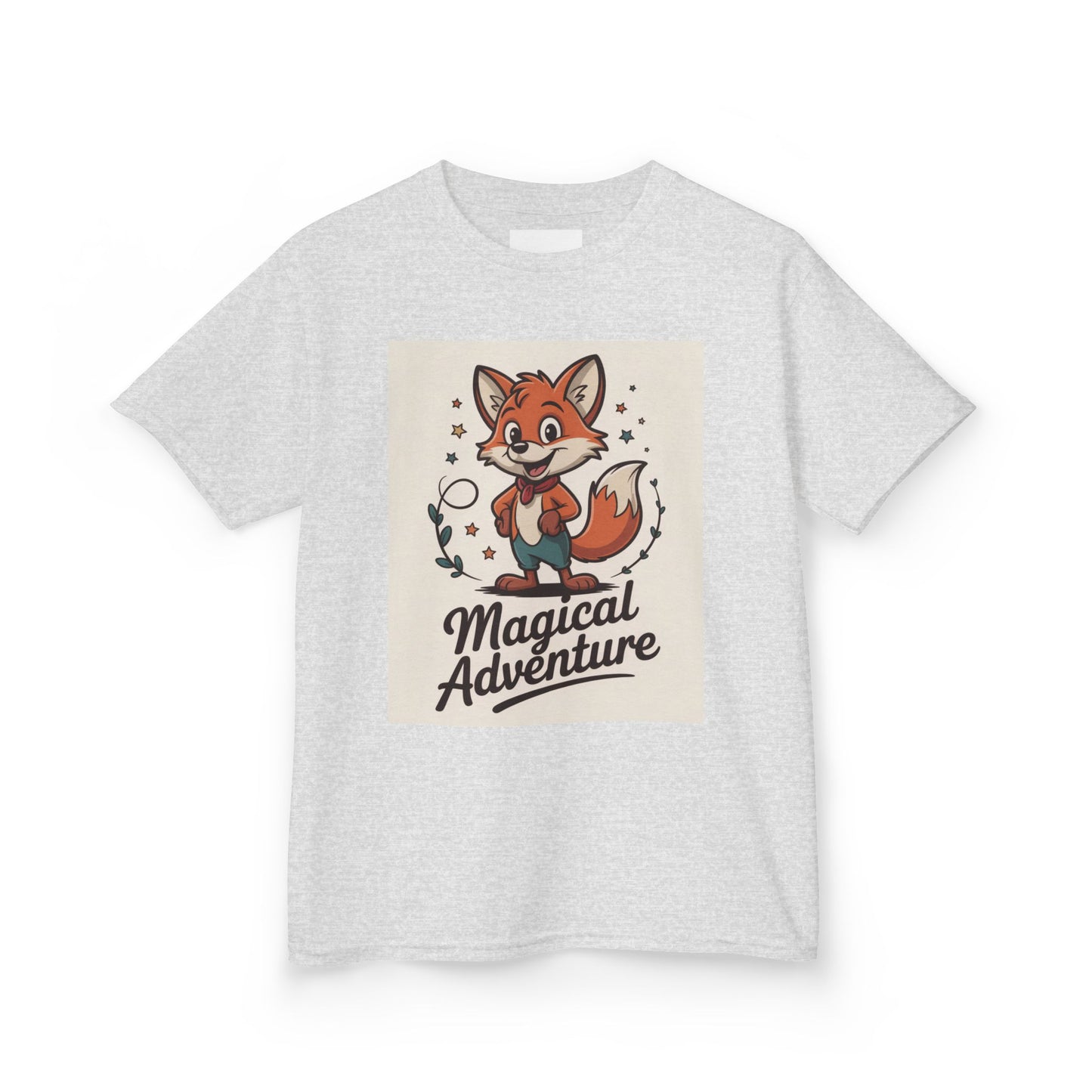 Kids Cotton Tee - Magical Adventure Fox Design