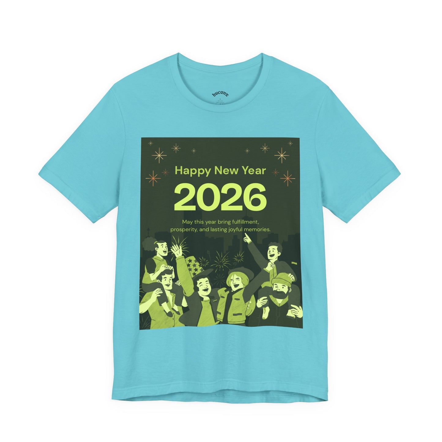 Happy New Year 2026 Unisex Jersey Tee - Celebrate with Joyful Vibes!
