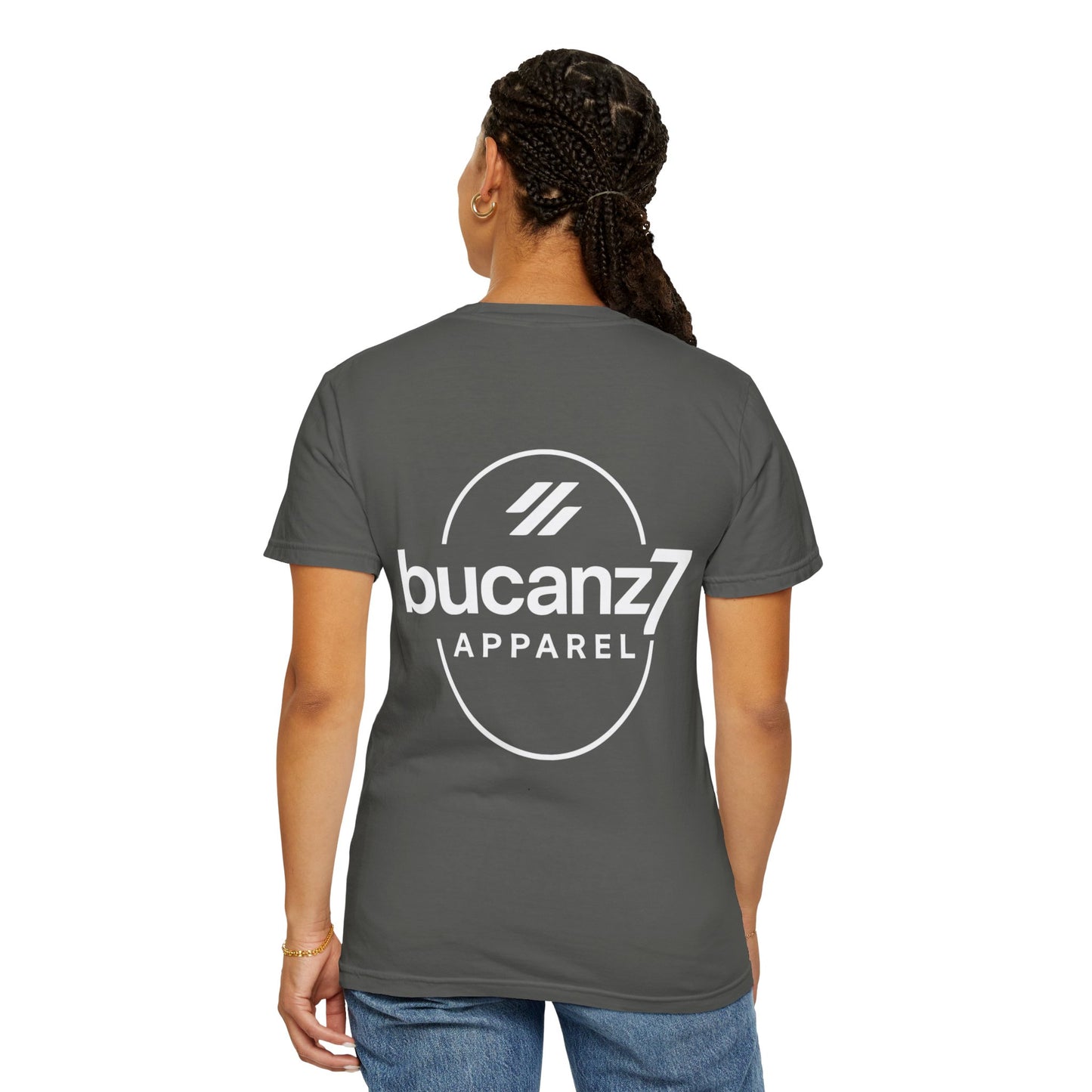 Bucanz7 Apparel Logo T-Shirt — Garment-Dyed Classic Tee