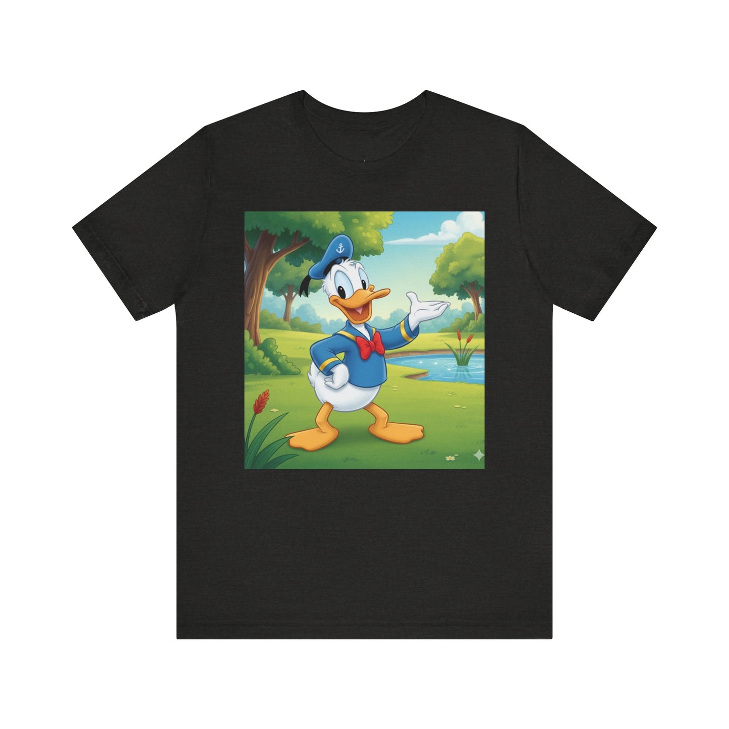 Donald Duck Graphic Tee - Fun Unisex Jersey T-Shirt for Disney Fans, Casual Wear, Gift for Birthdays, Disney Park Outfits, Summer Style