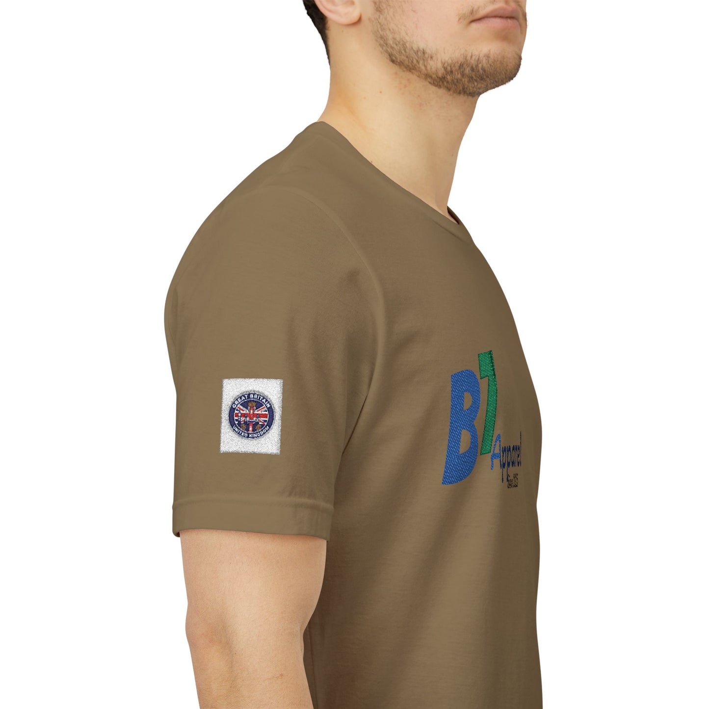 B7 Apparel Logo Tee — Classic White Short Sleeve Shirt