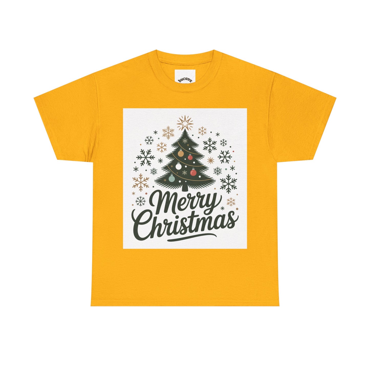 Merry Christmas Unisex Heavy Cotton Tee