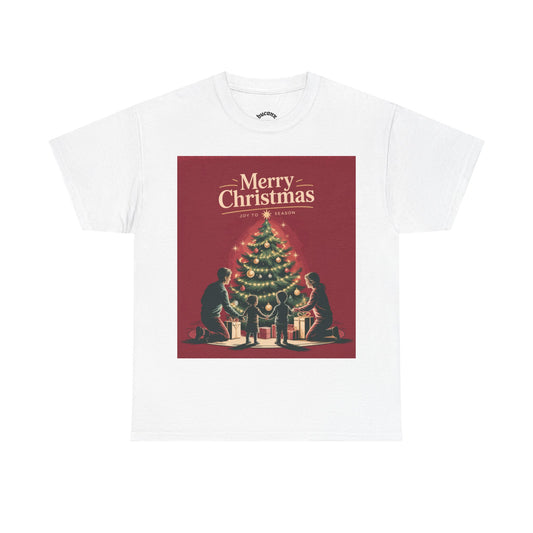 Merry Christmas Unisex Heavy Cotton Tee