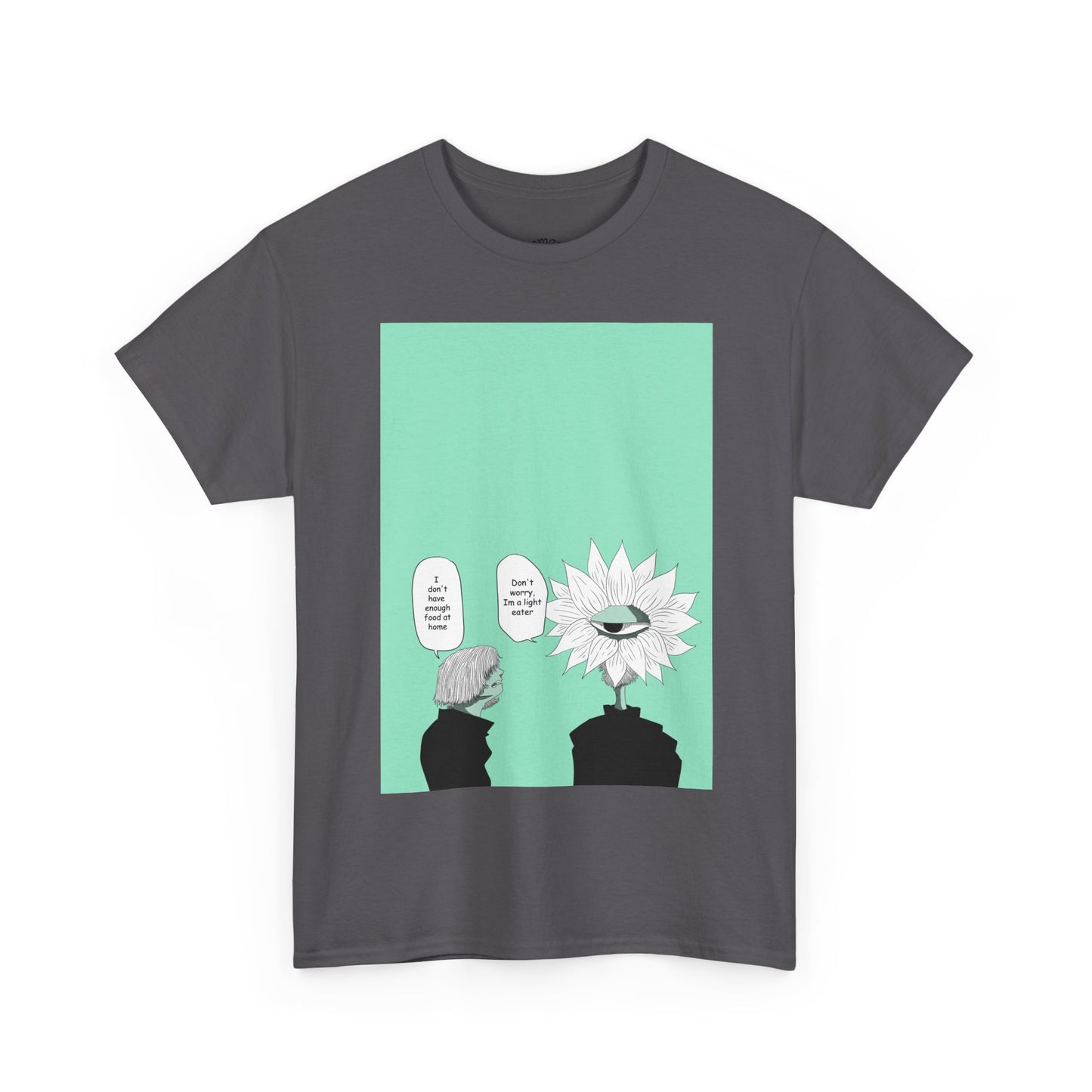 Floral Head Comic Tee — "You Okay?" Graphic T‑Shirt