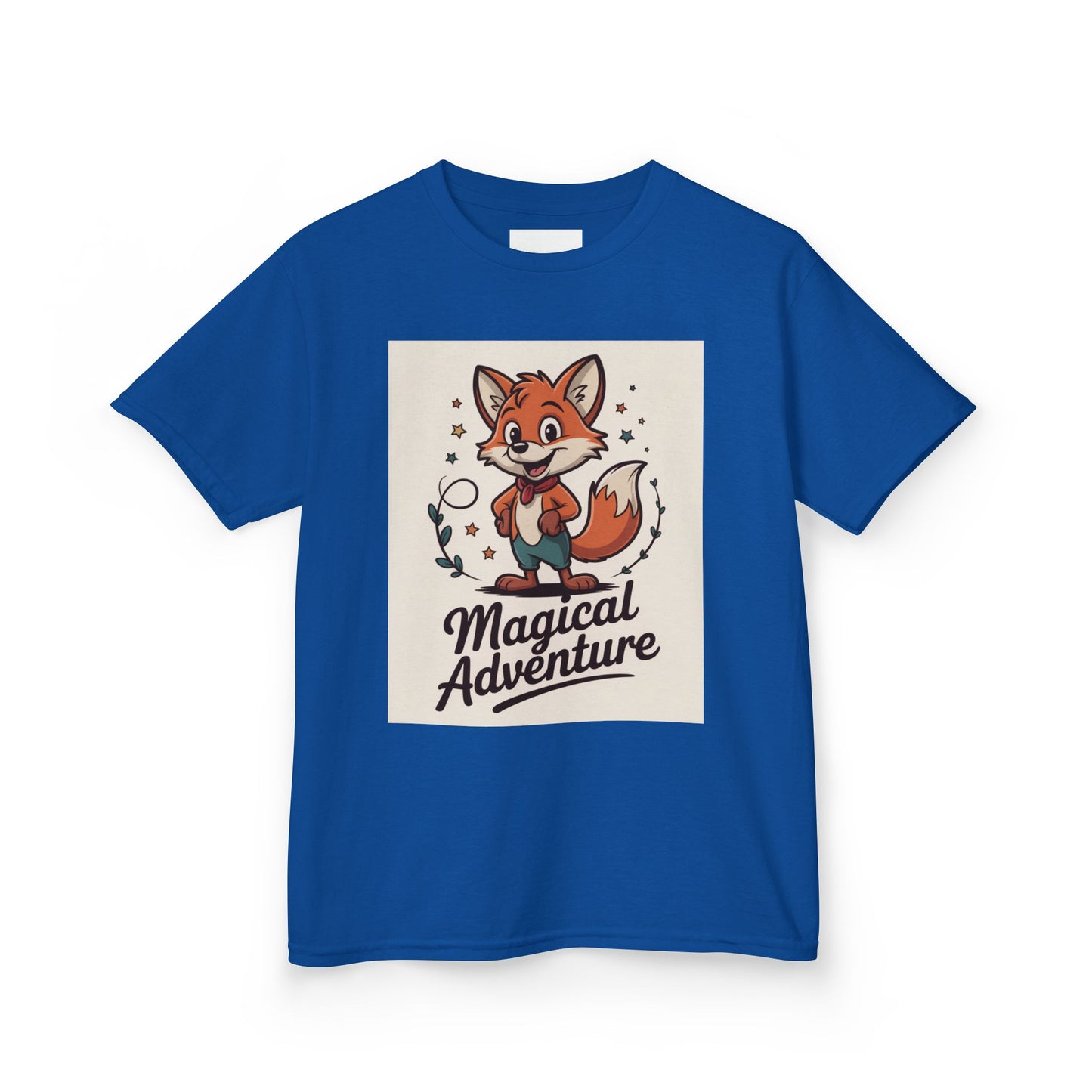Kids Cotton Tee - Magical Adventure Fox Design