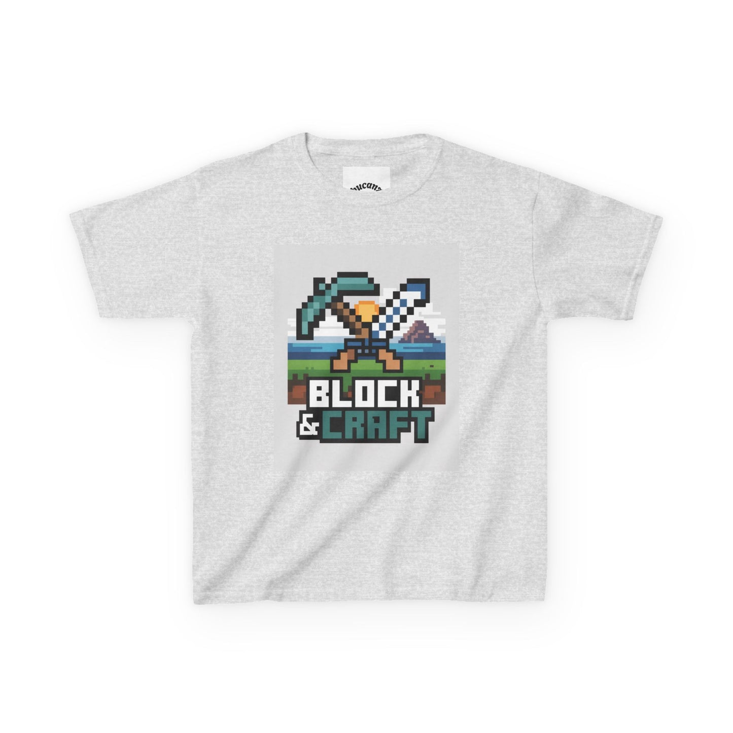 Kids Block & Craft Tee - Fun Gamer T-Shirt for Young Explorers