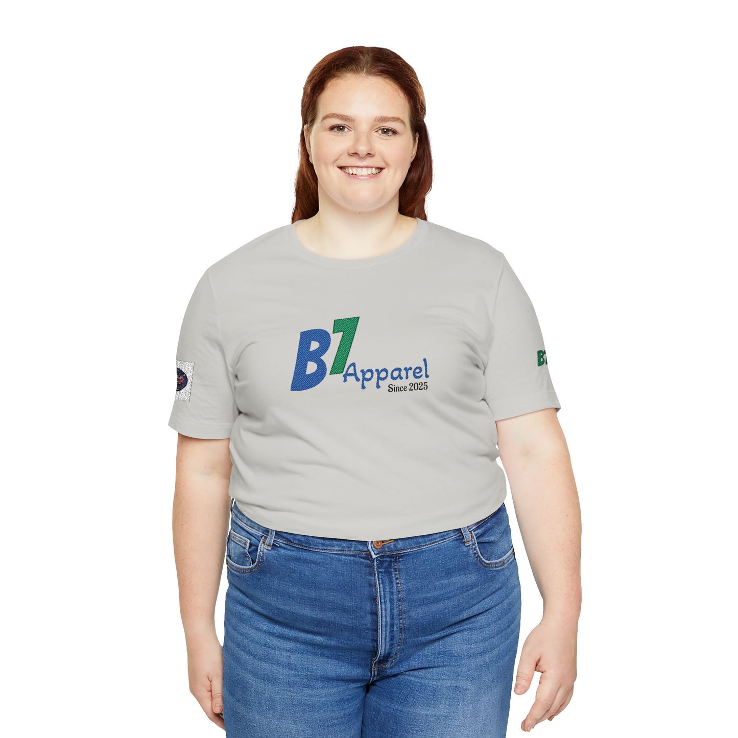 B7 Apparel Logo Tee — Classic White Short Sleeve Shirt