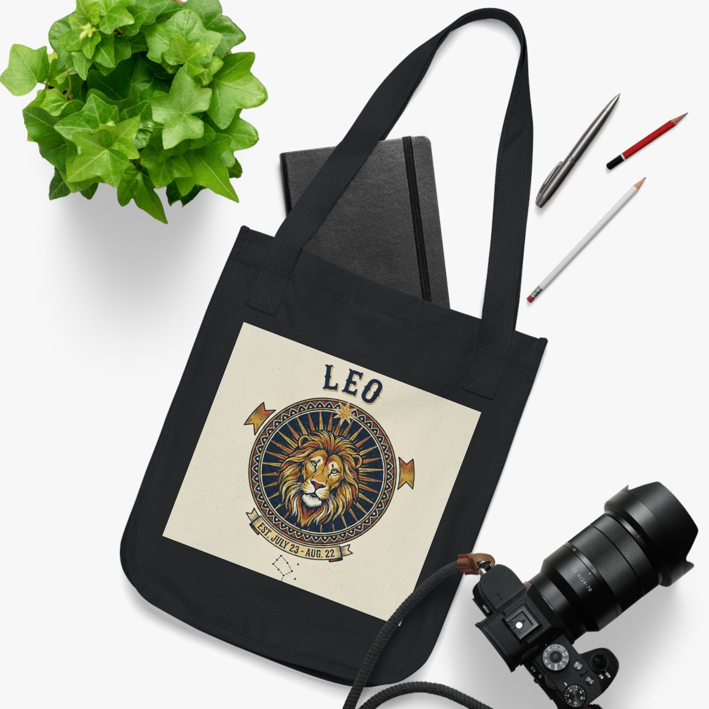 Explore Nature Organic Canvas Tote Bag - Eco-Friendly Carryall for Adventure Lovers
