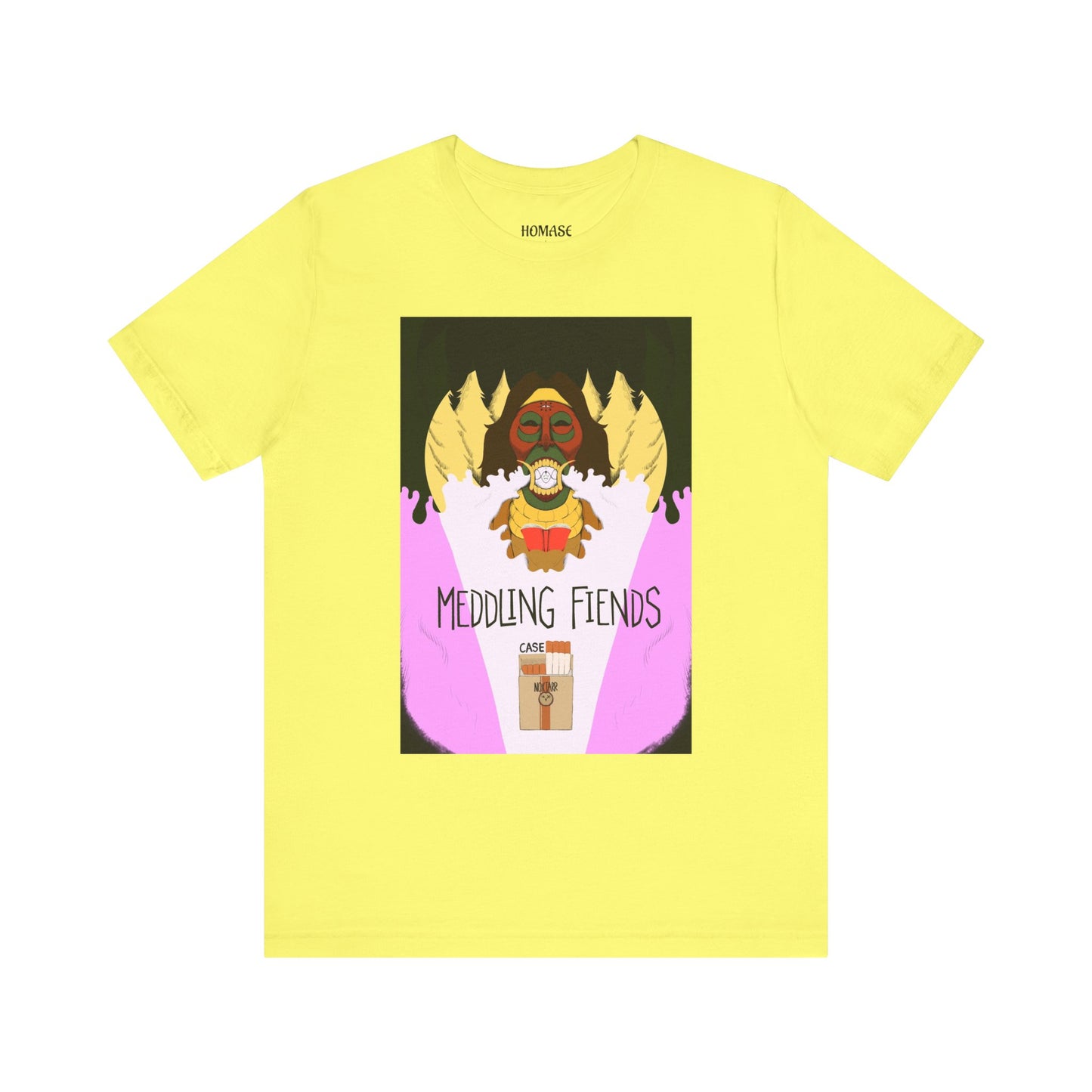 Meddling Fiends T-Shirt, Unisex Graphic Tee, Fun Casual Wear, Quirky Gift Idea, Perfect for Halloween, Lounge on Weekends, Summer Vibes