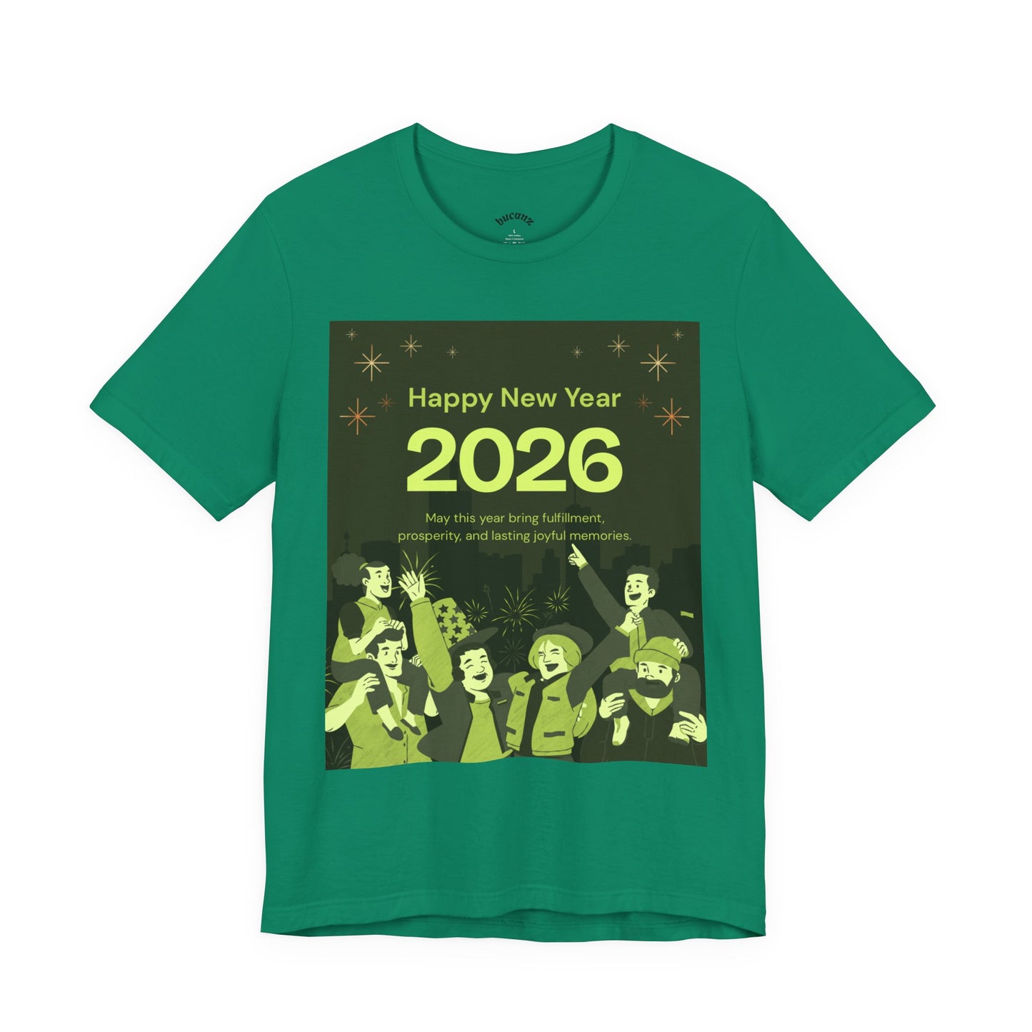 Happy New Year 2026 Unisex Jersey Tee - Celebrate with Joyful Vibes!