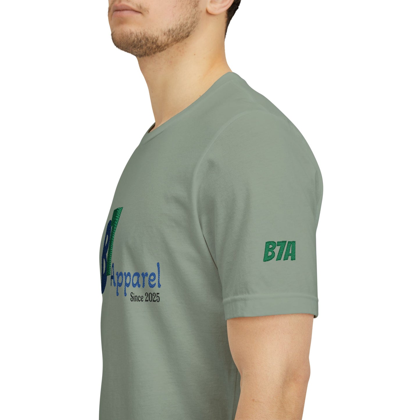 B7 Apparel Logo Tee — Classic White Short Sleeve Shirt