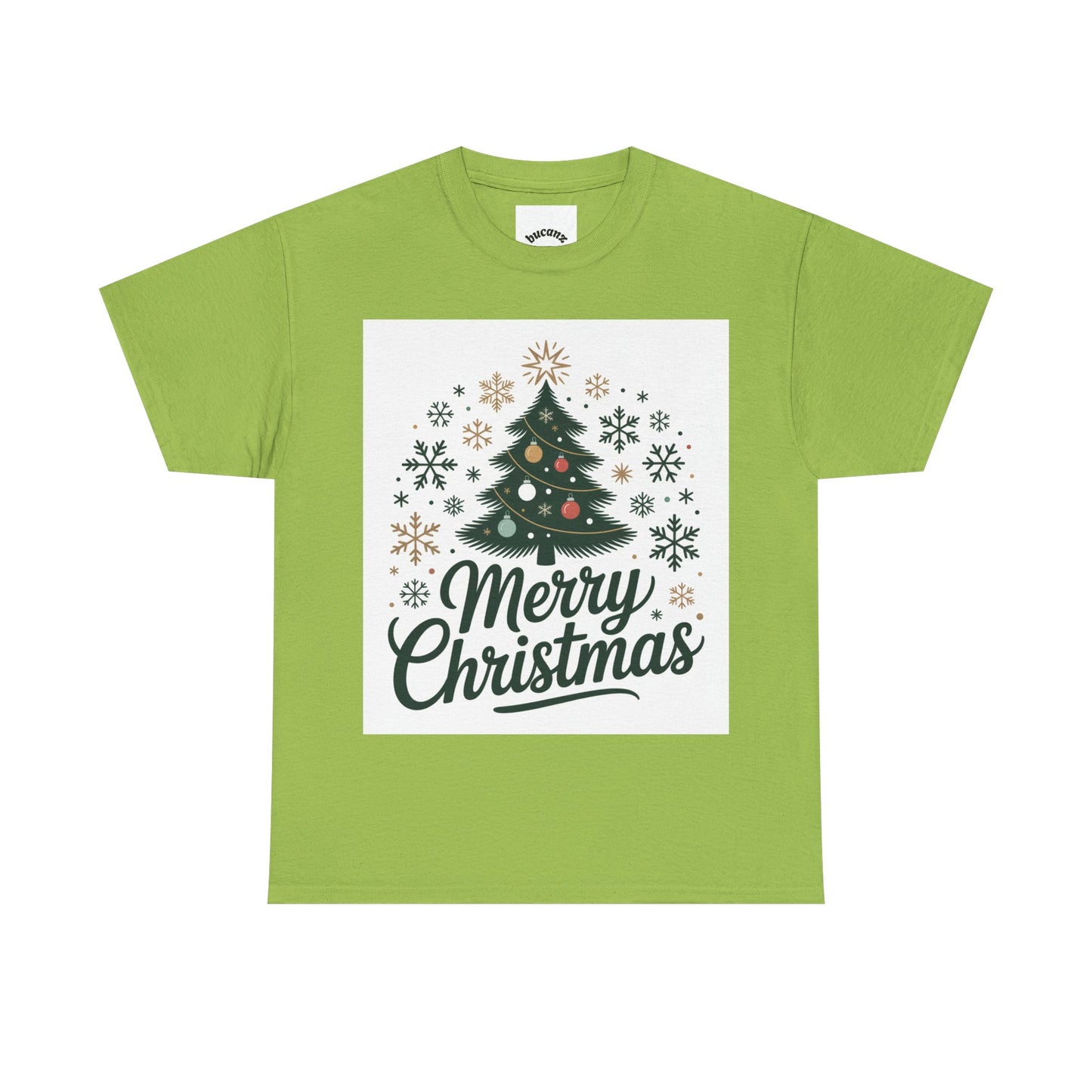 Merry Christmas Unisex Heavy Cotton Tee