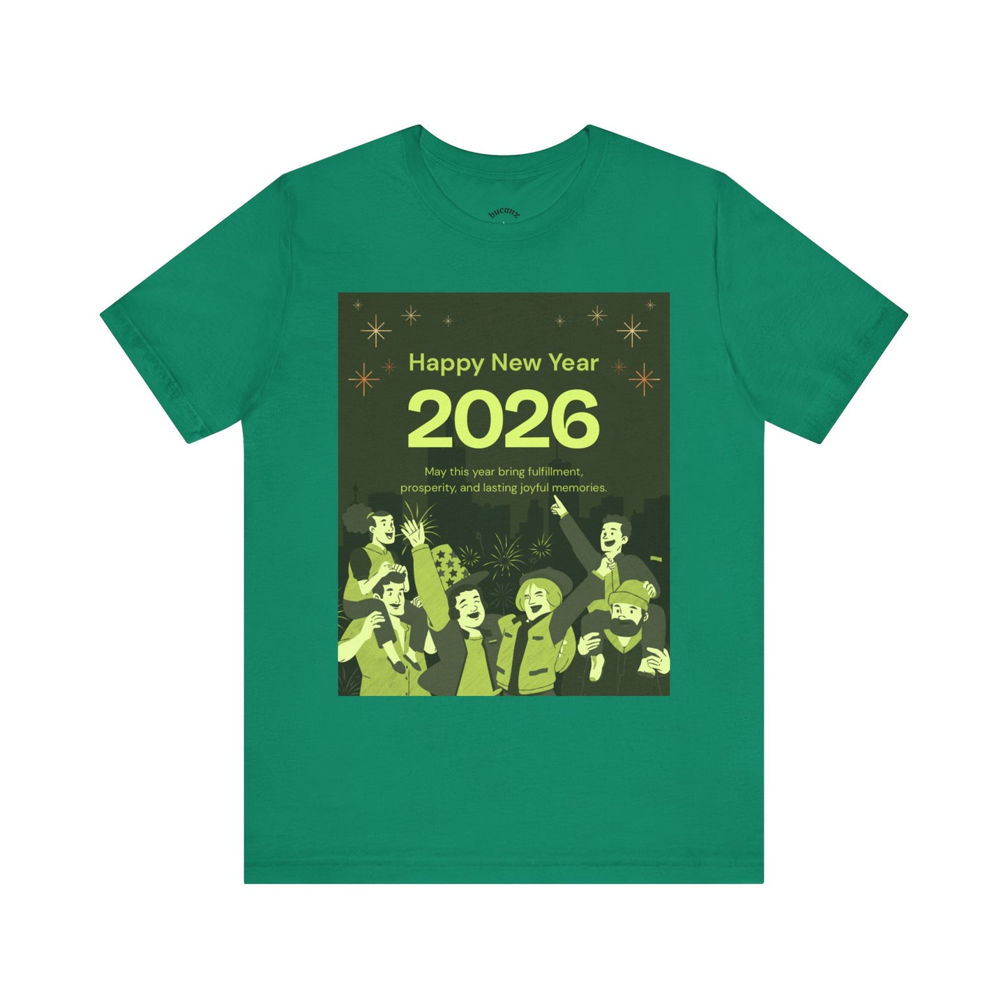 Happy New Year 2026 Unisex Jersey Tee - Celebrate with Joyful Vibes!
