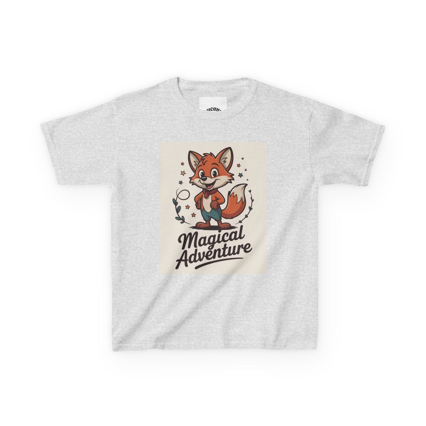 Kids Cotton Tee - Magical Adventure Fox Design