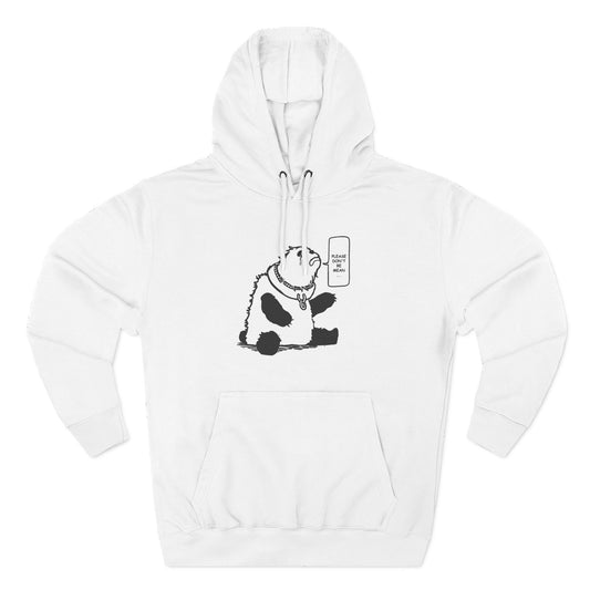 Cute Panda Fleece Hoodie - Keep Calm and Chill