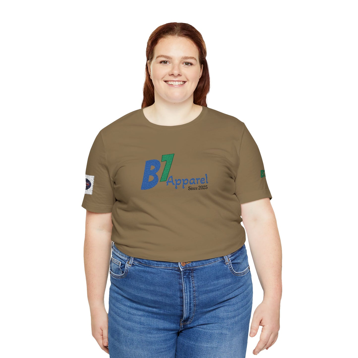 B7 Apparel Logo Tee — Classic White Short Sleeve Shirt