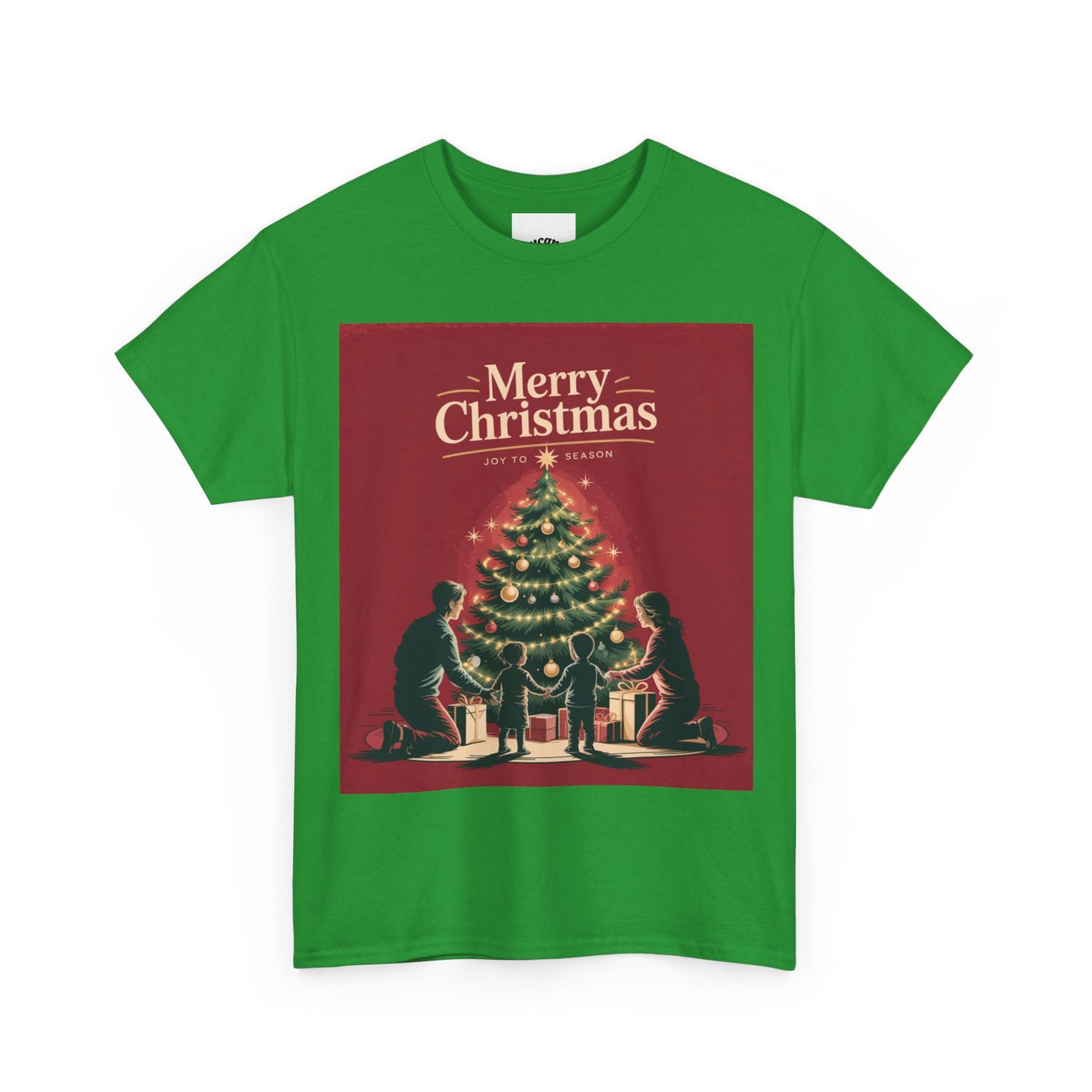 Merry Christmas Unisex Heavy Cotton Tee