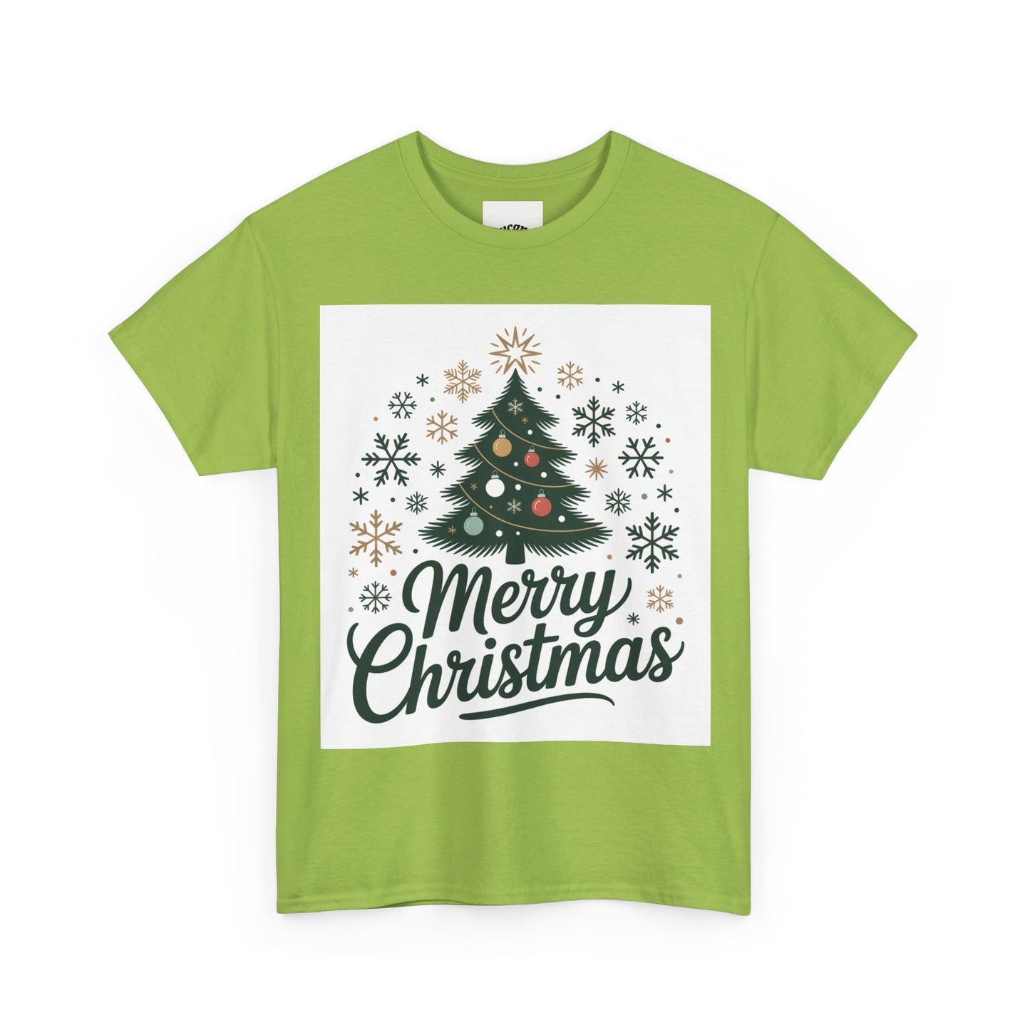 Merry Christmas Unisex Heavy Cotton Tee
