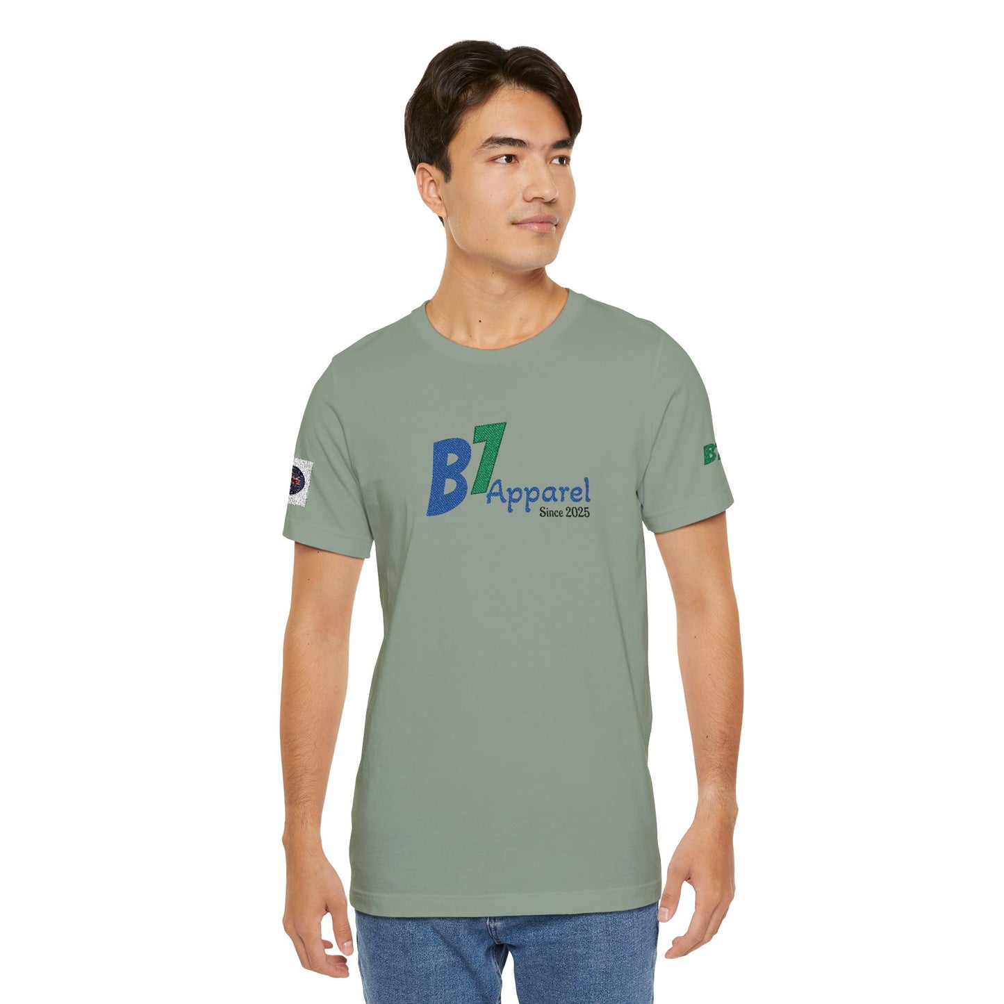 B7 Apparel Logo Tee — Classic White Short Sleeve Shirt