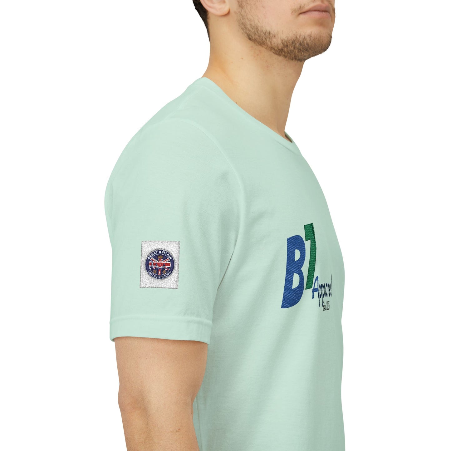 B7 Apparel Logo Tee — Classic White Short Sleeve Shirt