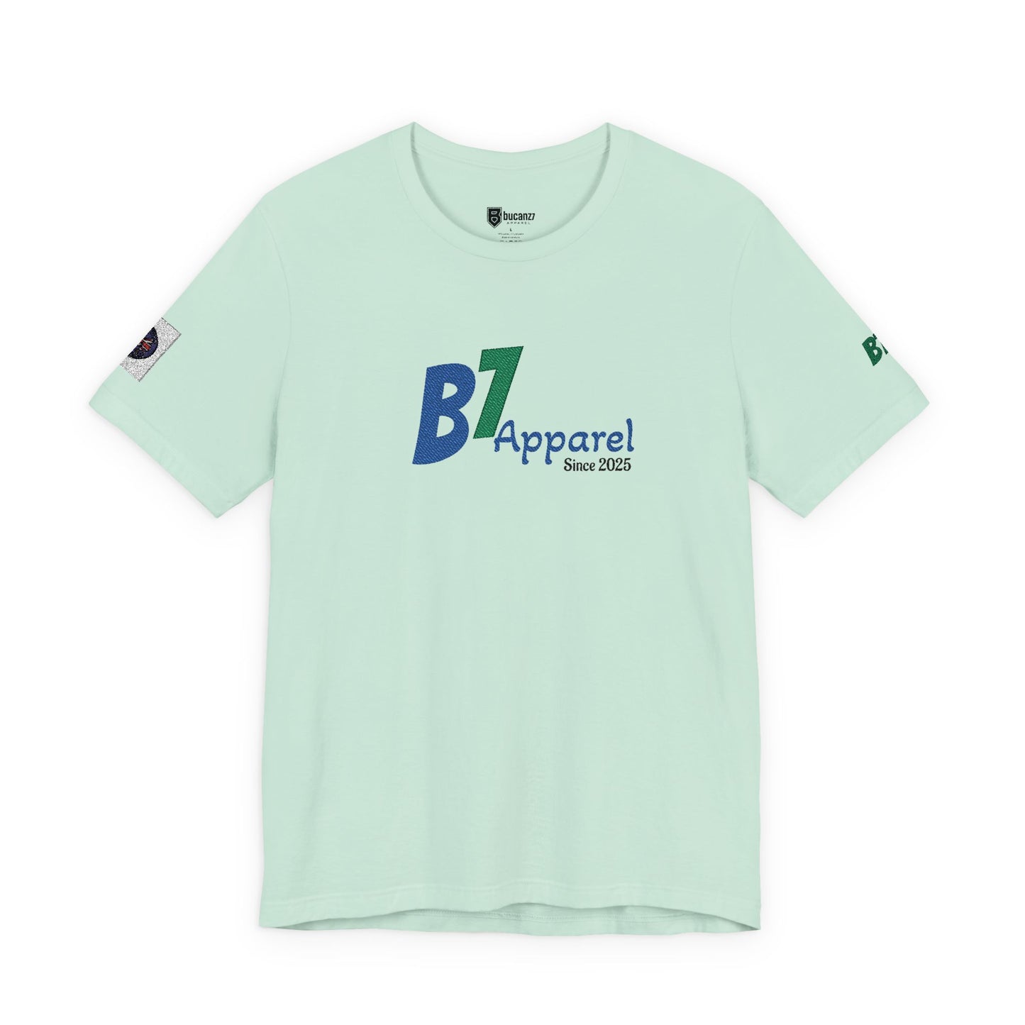 B7 Apparel Logo Tee — Classic White Short Sleeve Shirt