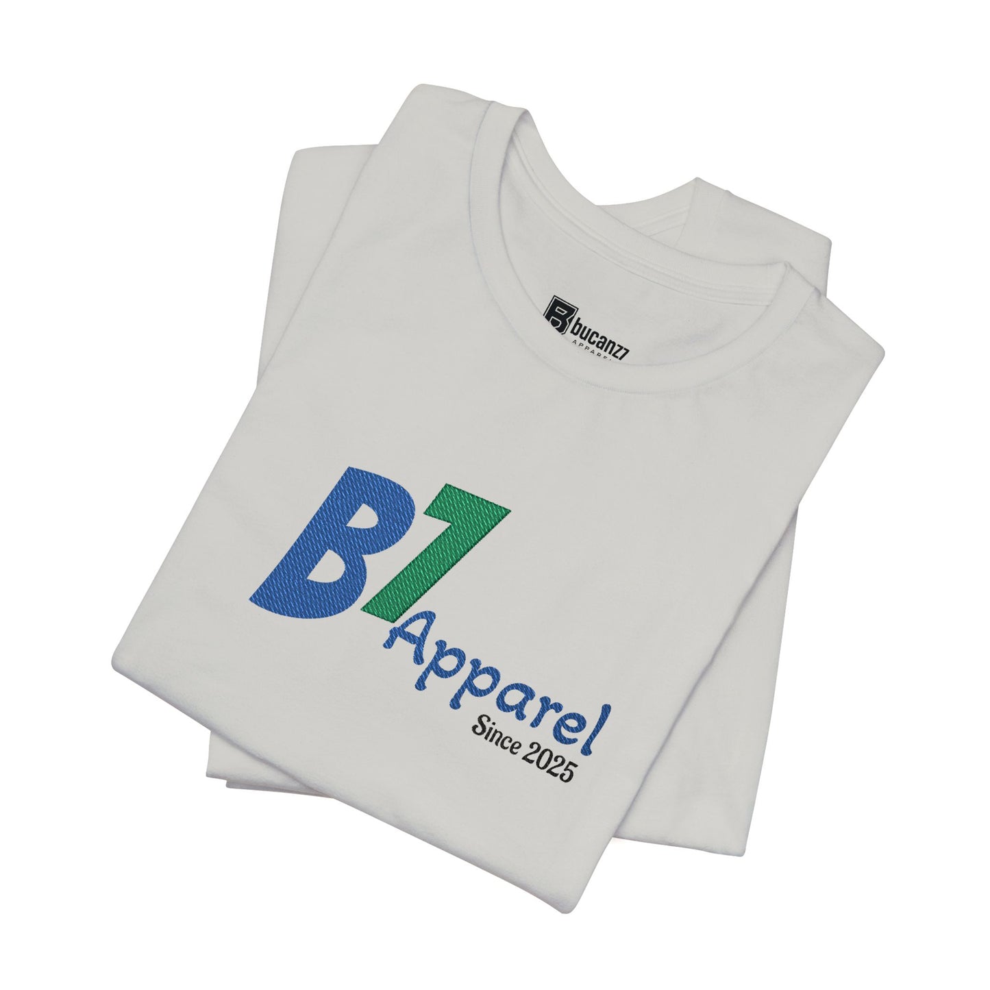 B7 Apparel Logo Tee — Classic White Short Sleeve Shirt