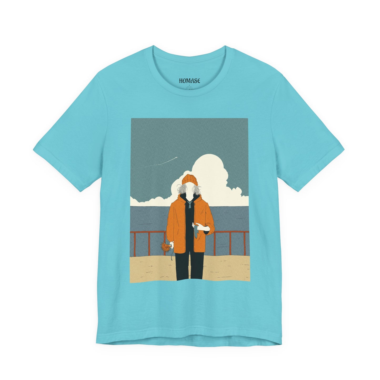 Coastal Adventure Tee - Vintage Ocean Print, Summer Vibe, Beachwear, Vacation Gift, Unisex Graphic Tee