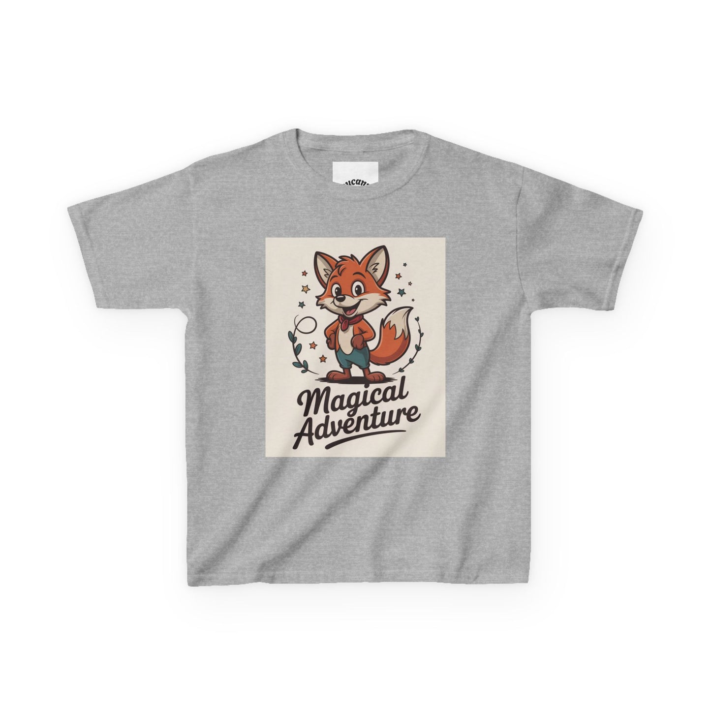 Kids Cotton Tee - Magical Adventure Fox Design