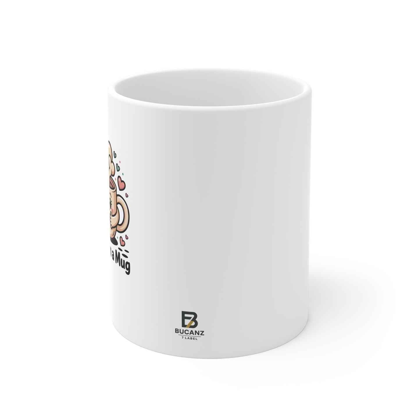 A Hug in a Mug Coffee Mug — Cute Kawaii Hot Drink Gift