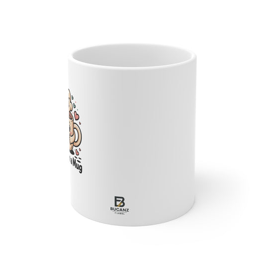 A Hug in a Mug Coffee Mug — Cute Kawaii Hot Drink Gift