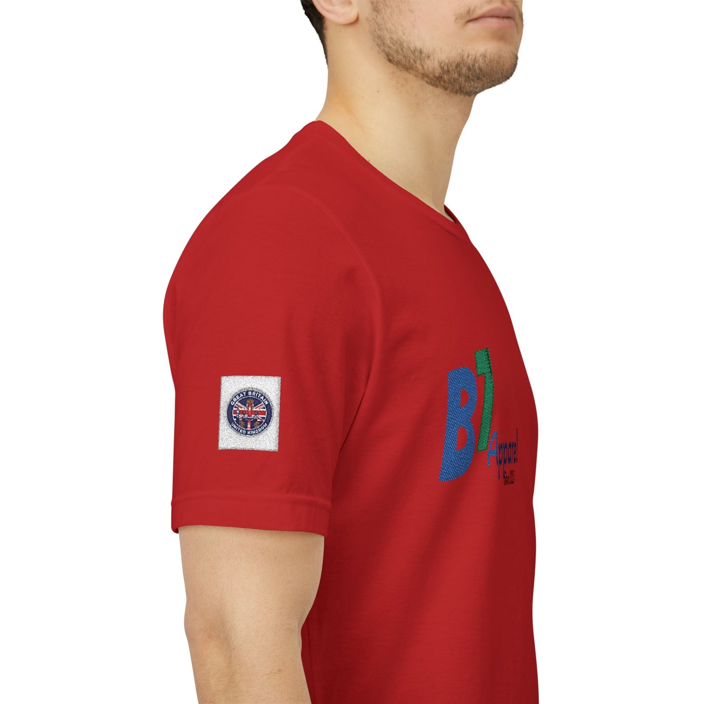 B7 Apparel Logo Tee — Classic White Short Sleeve Shirt