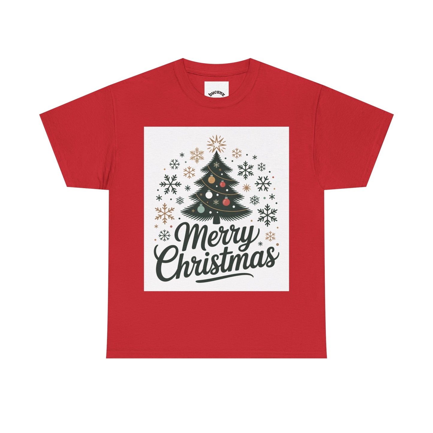 Merry Christmas Unisex Heavy Cotton Tee