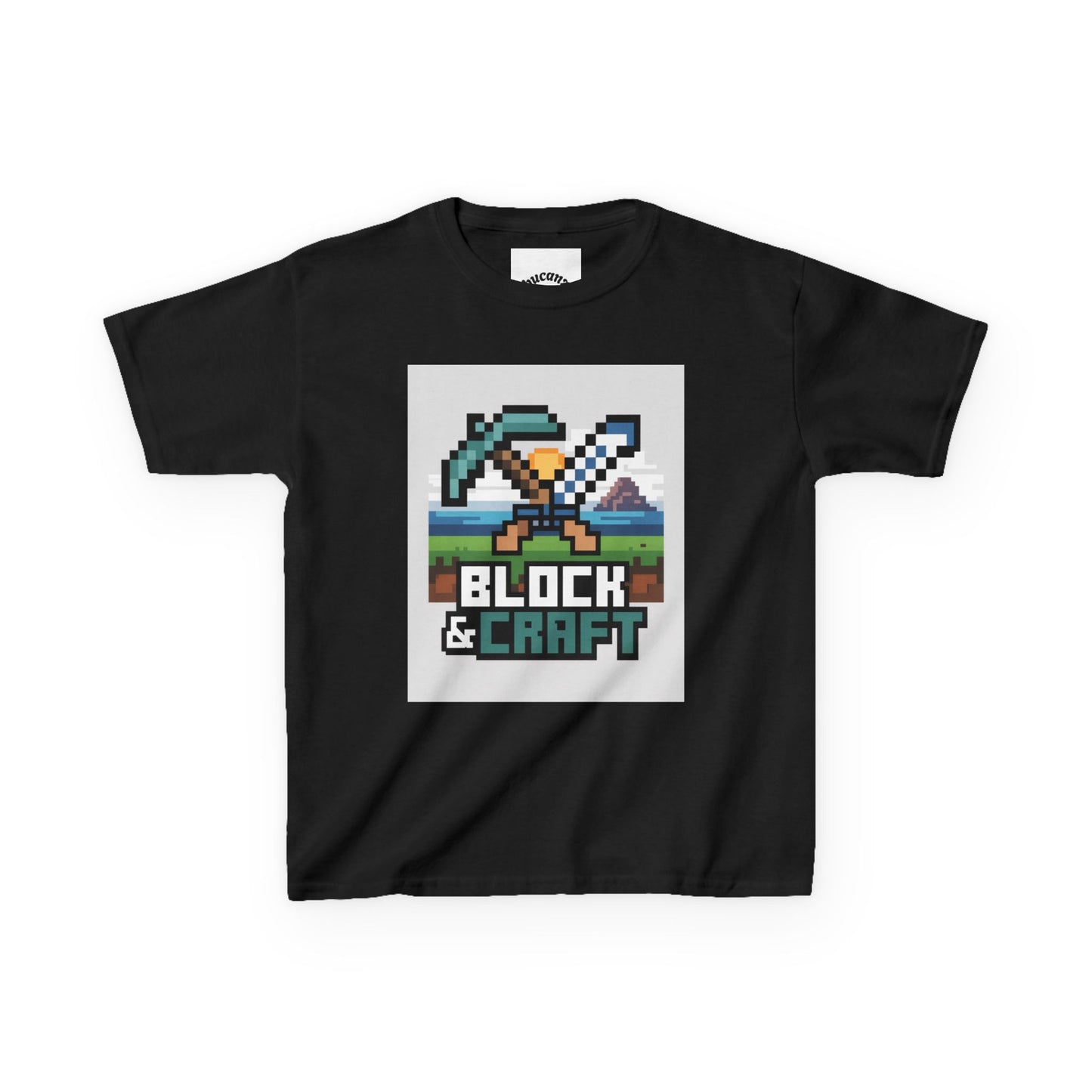 Kids Block & Craft Tee - Fun Gamer T-Shirt for Young Explorers
