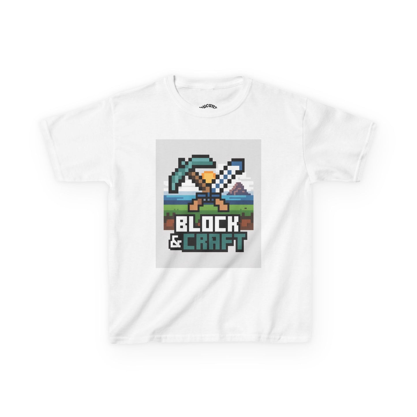 Kids Block & Craft Tee - Fun Gamer T-Shirt for Young Explorers